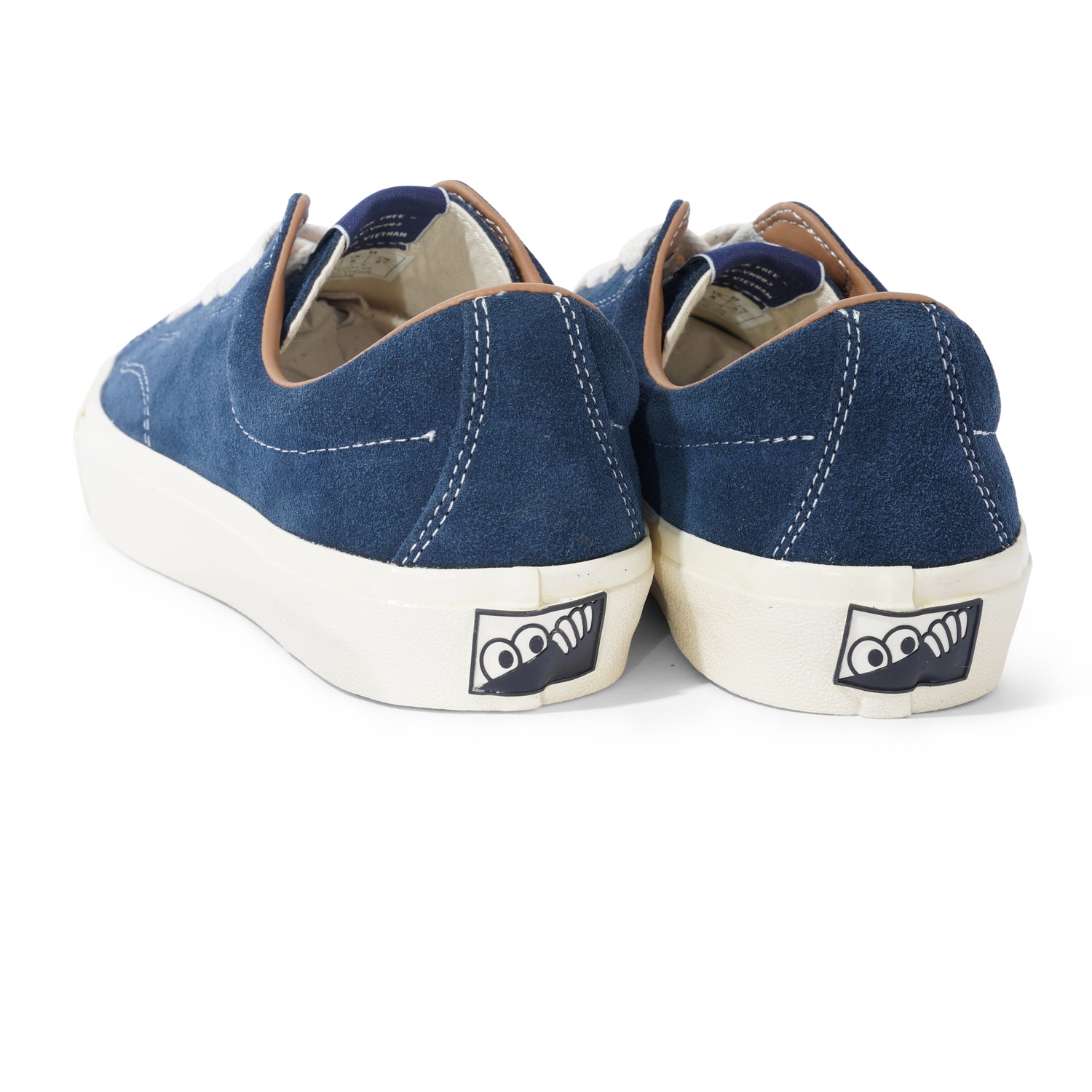 VM003 Lo Suede, Dress Blue / White
