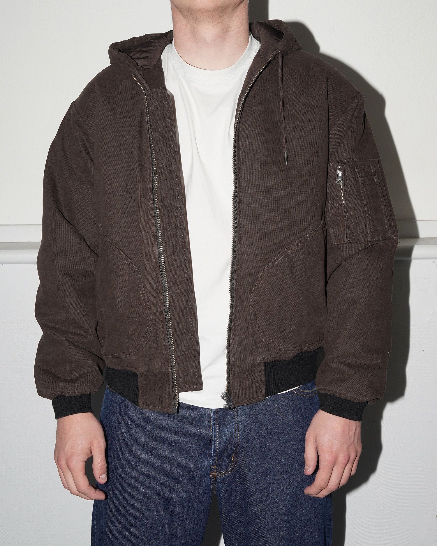 Hooded Flight Jacket, Delicioso