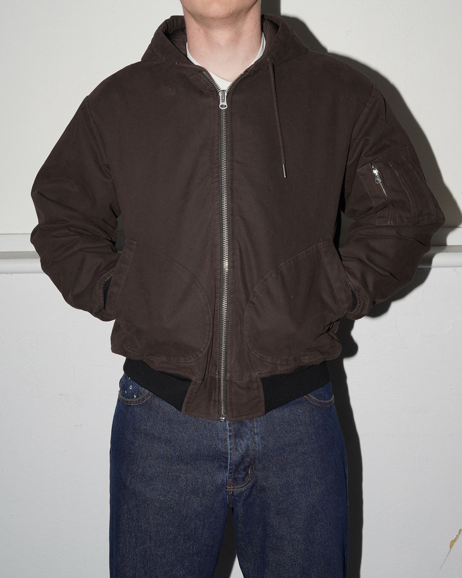Hooded Flight Jacket, Delicioso