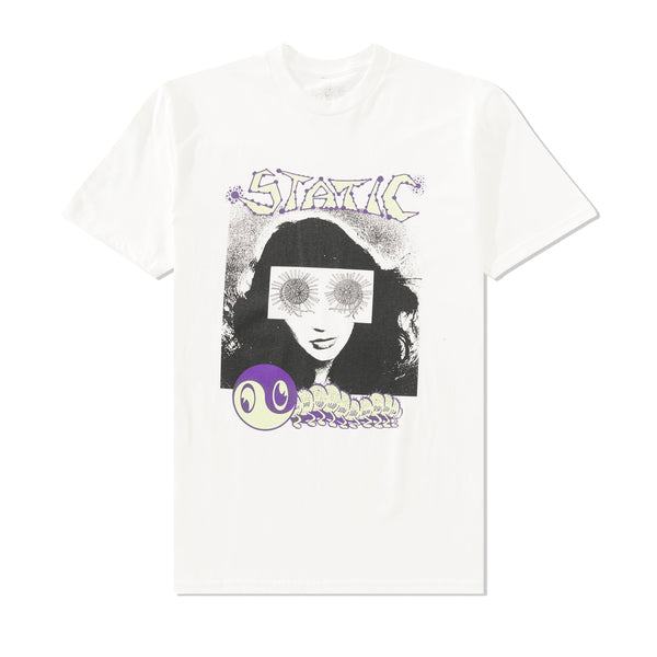 Static Running Up That Pill - Kate Bush Tee, White