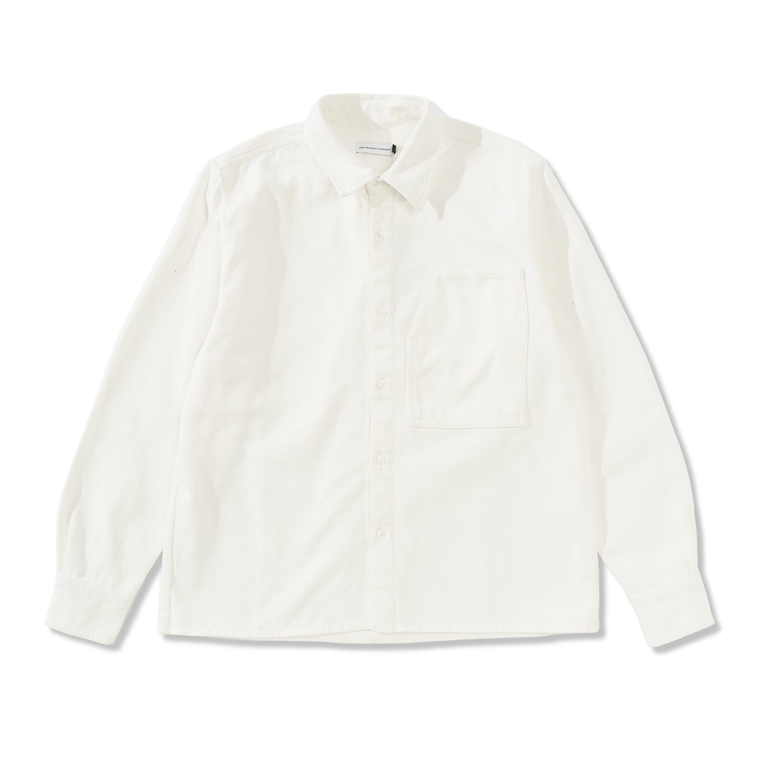 Button Overshirt, Off White