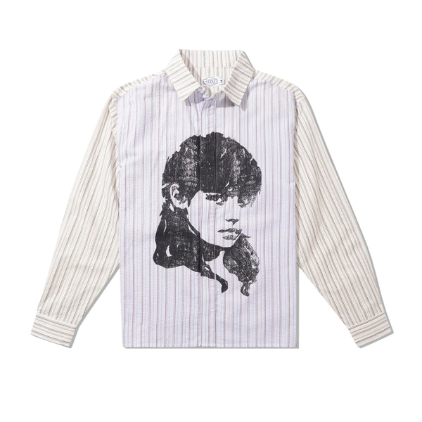 Hoddle Merch Shirt, Stripe Seersucker