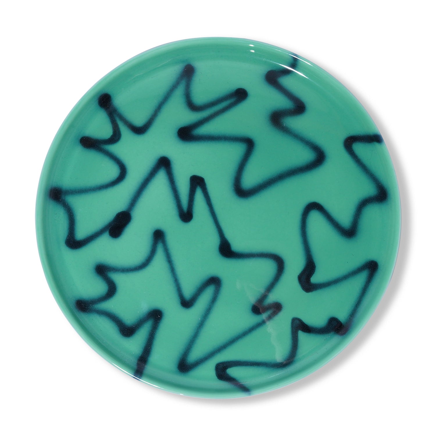 Medium Plate, Green Pizza