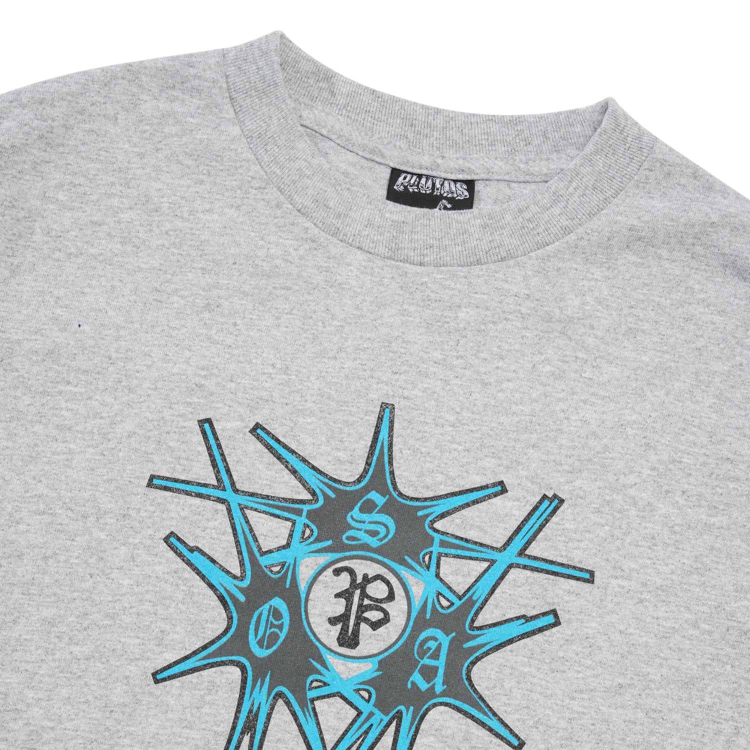 P-Hole L/S Tee, Heathery Grey