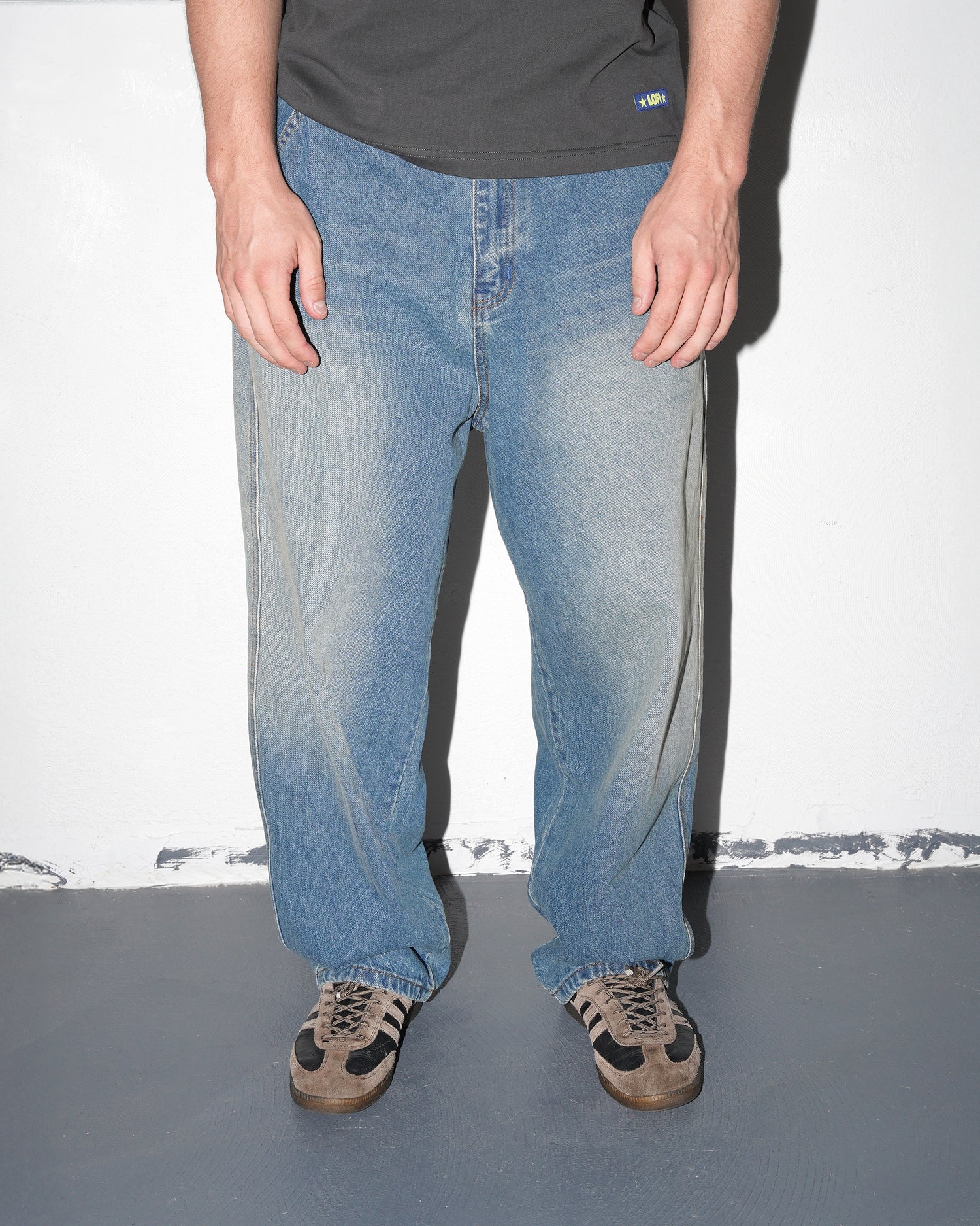 Activate Pants, Heavy Distress Indigo