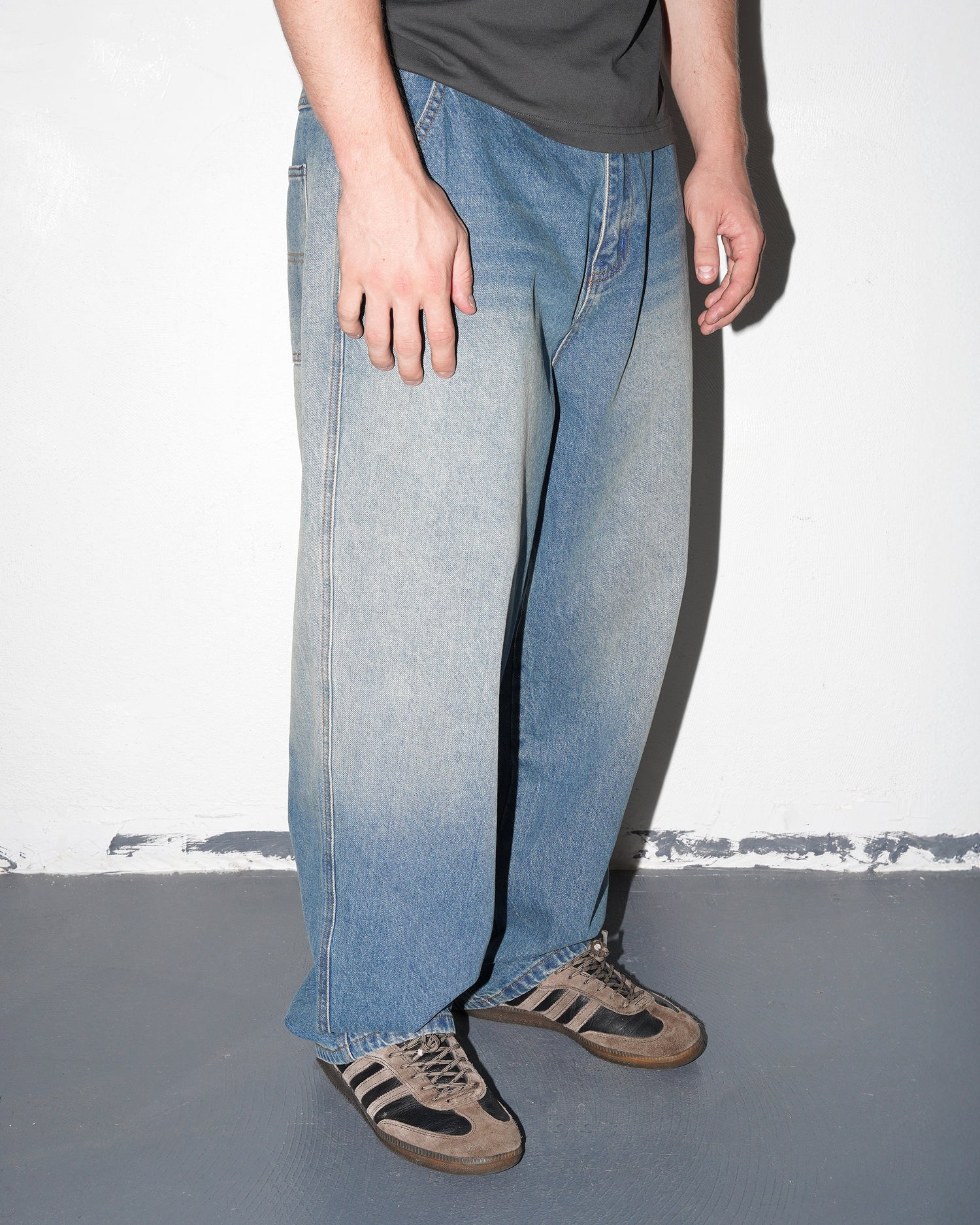 Activate Pants, Heavy Distress Indigo