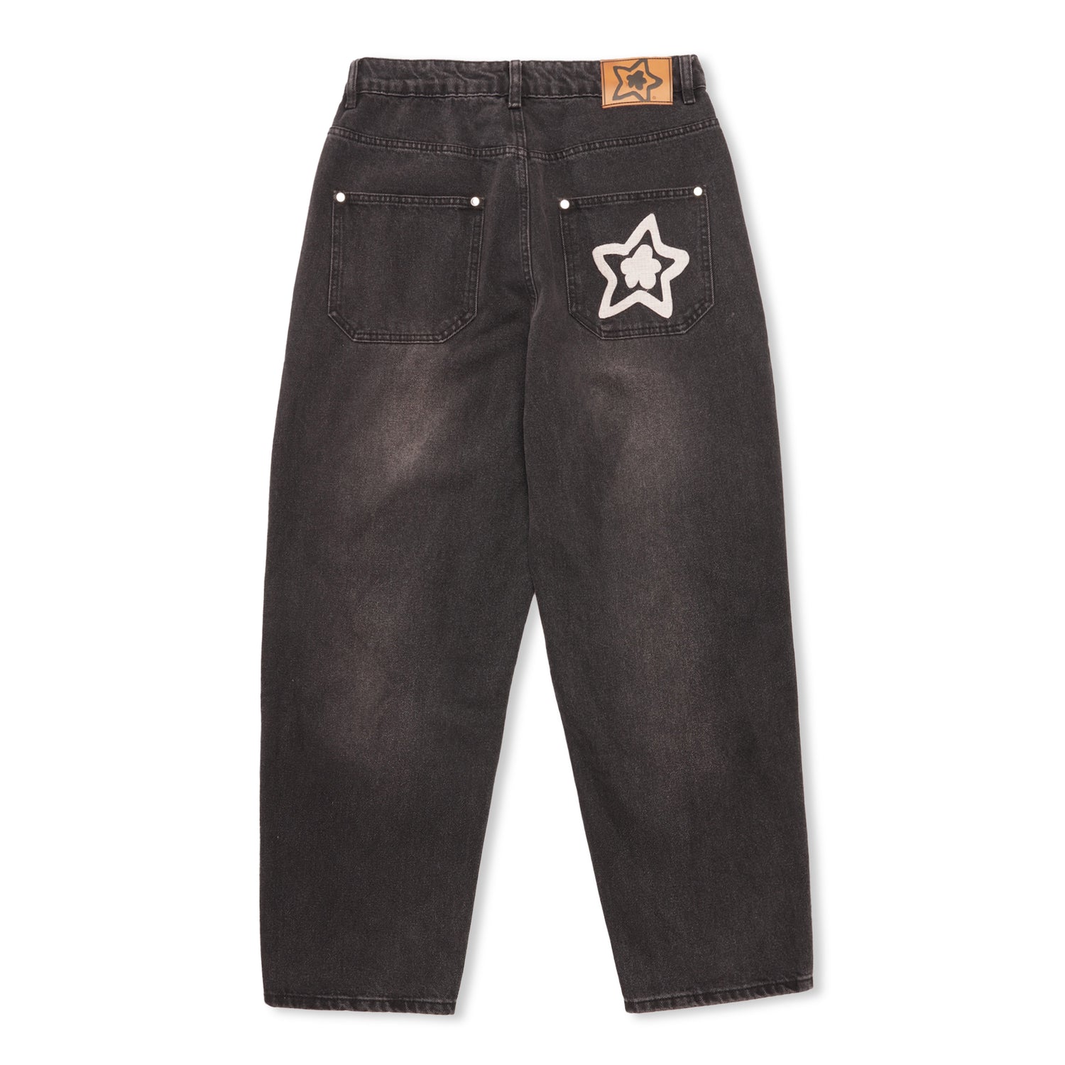 Washed Star Jeans, Black