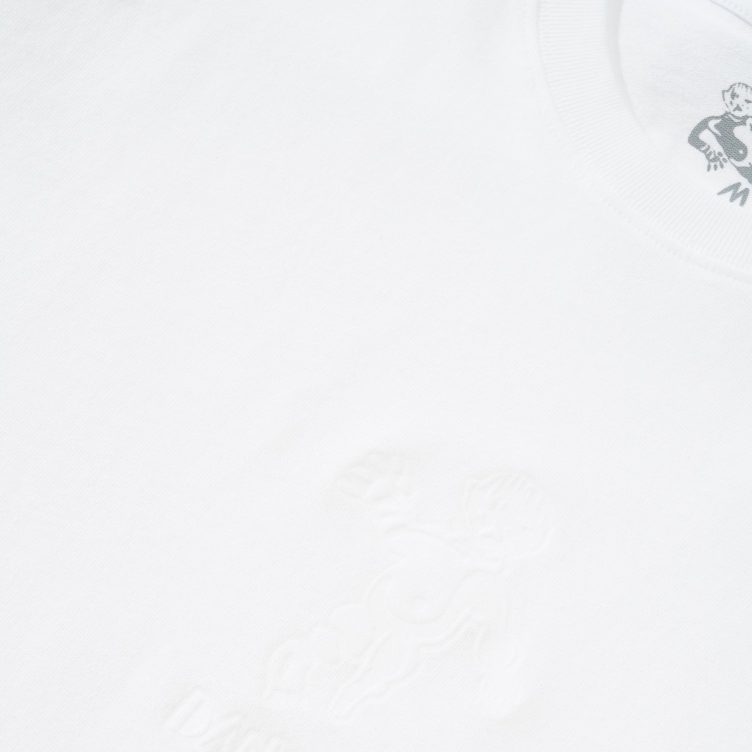 OG Embossed Logo Tee, White