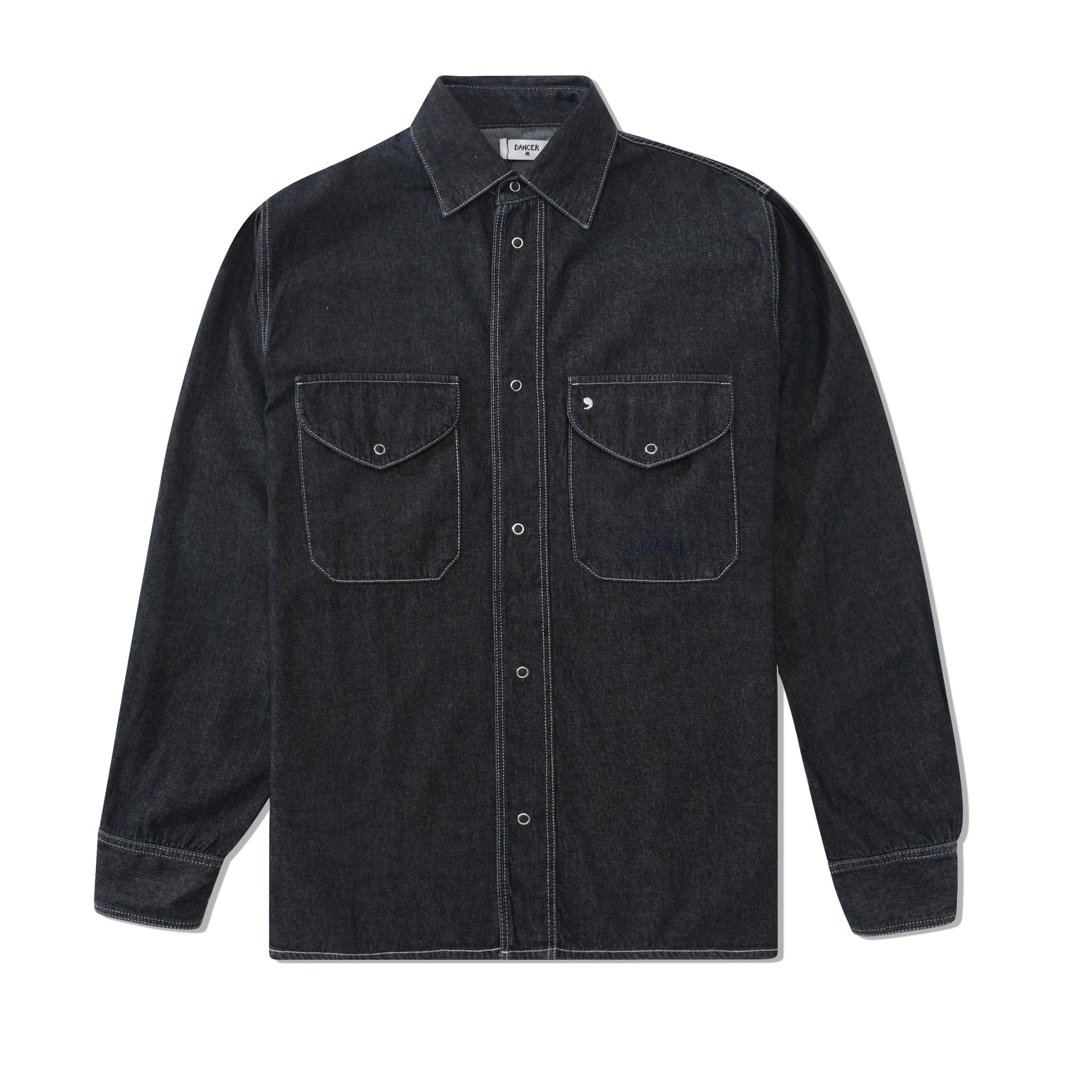 Double Pocket Shirt, Black