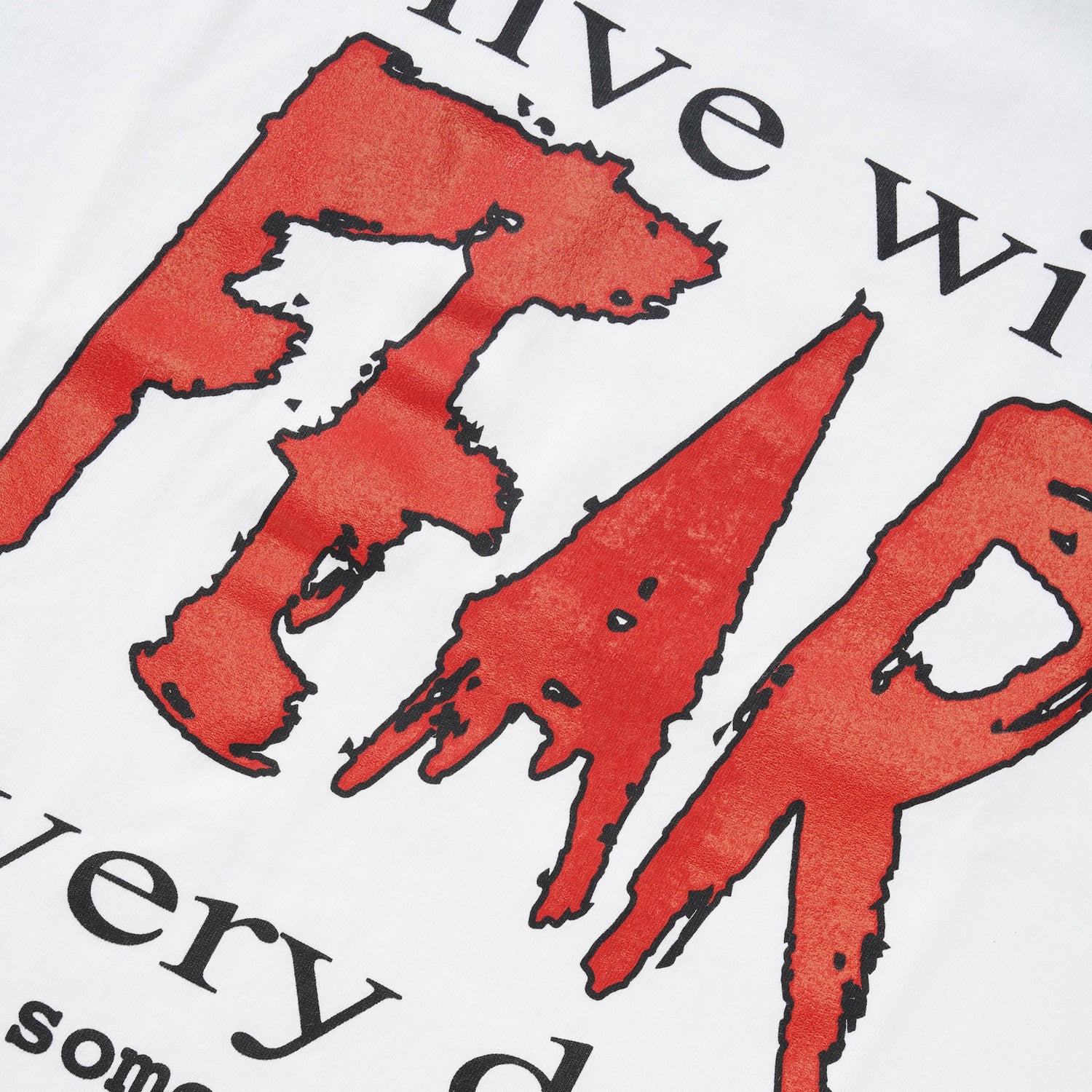Fear Tee, White