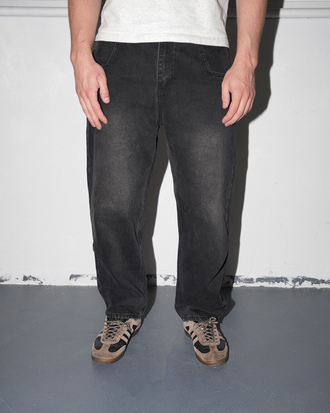 Washed Star Jeans, Black