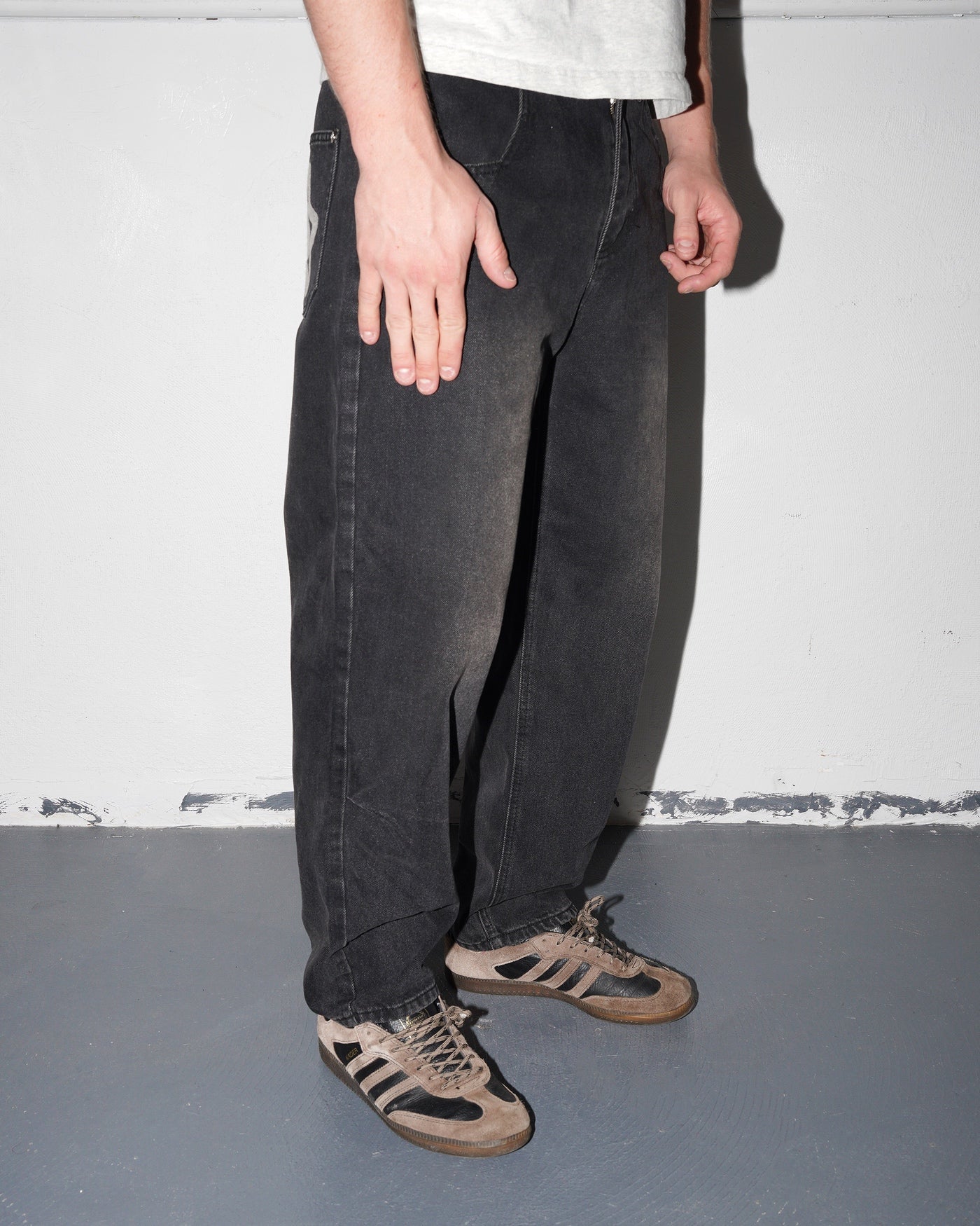 Washed Star Jeans, Black
