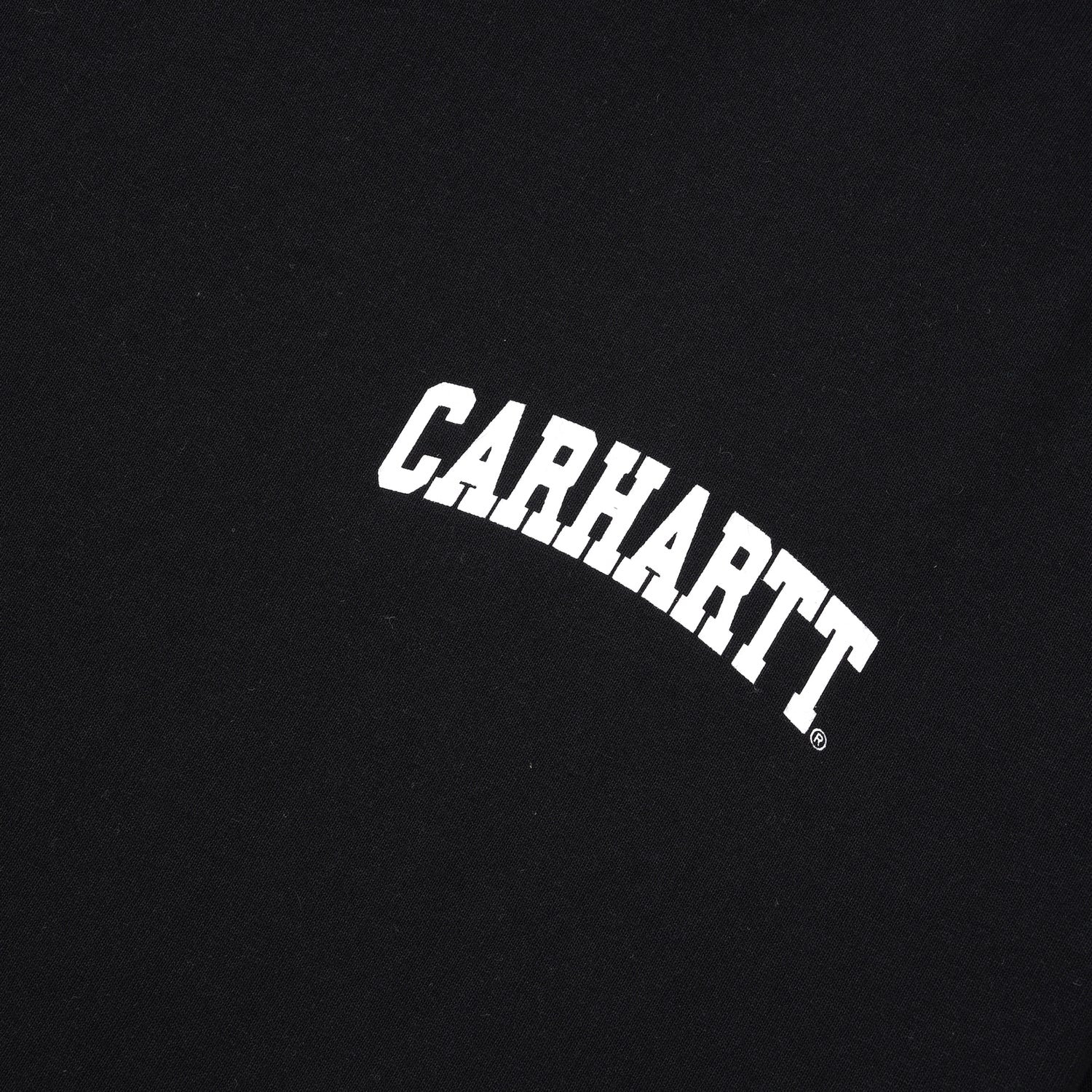 University Script Tee, Black