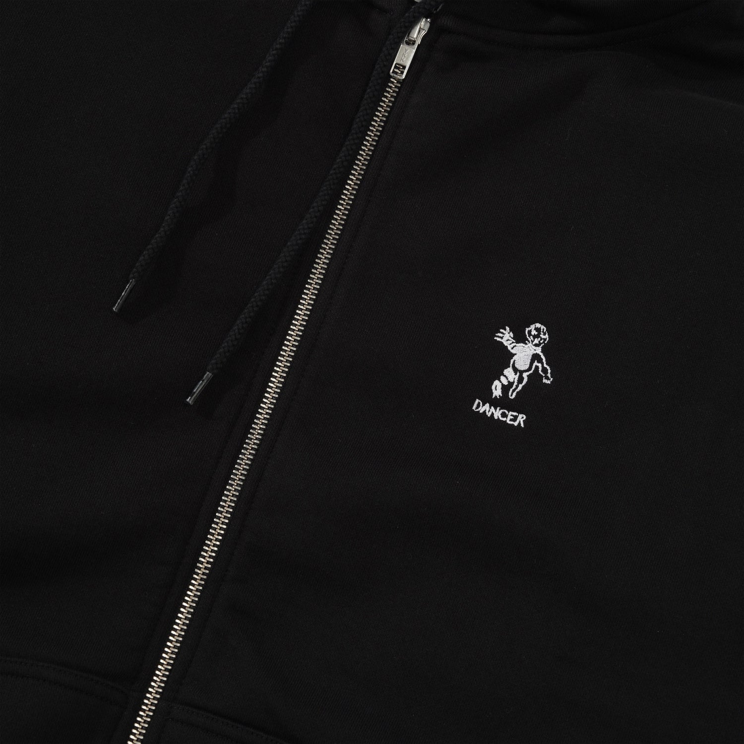 OG Logo Zip-Thru Pullover Hood, Black