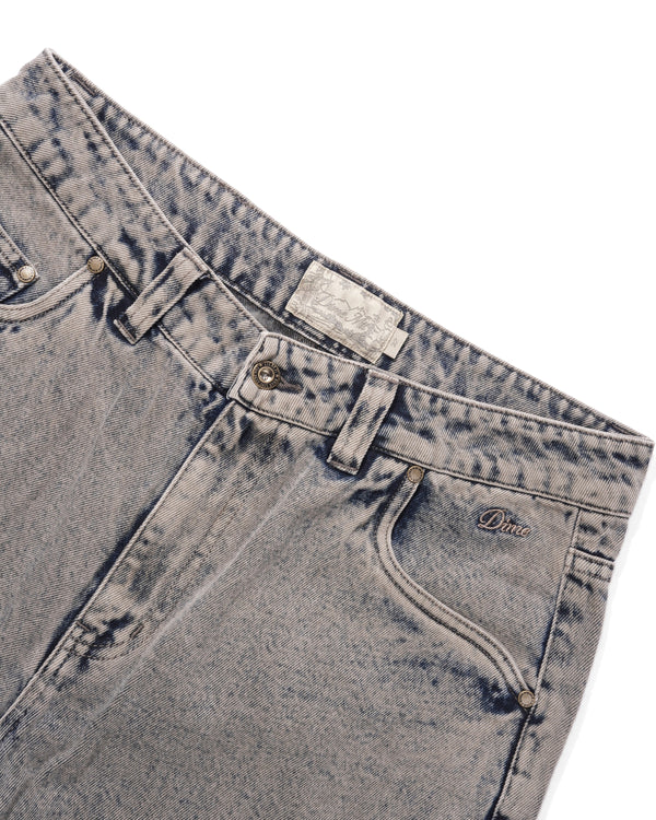 Dime Baggy Denim Pants, Overdyed Taupe