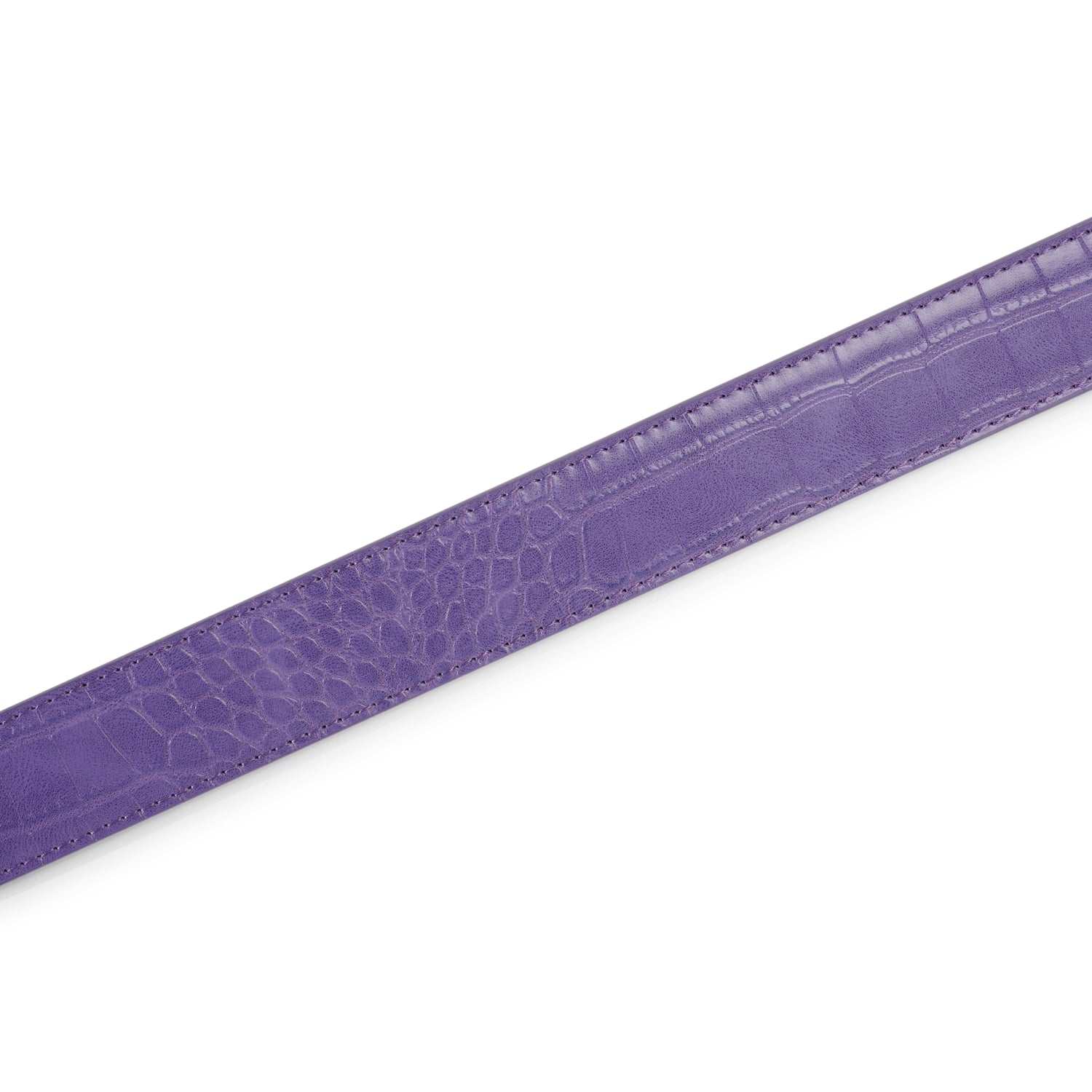 Croc Skin Belt, Purple