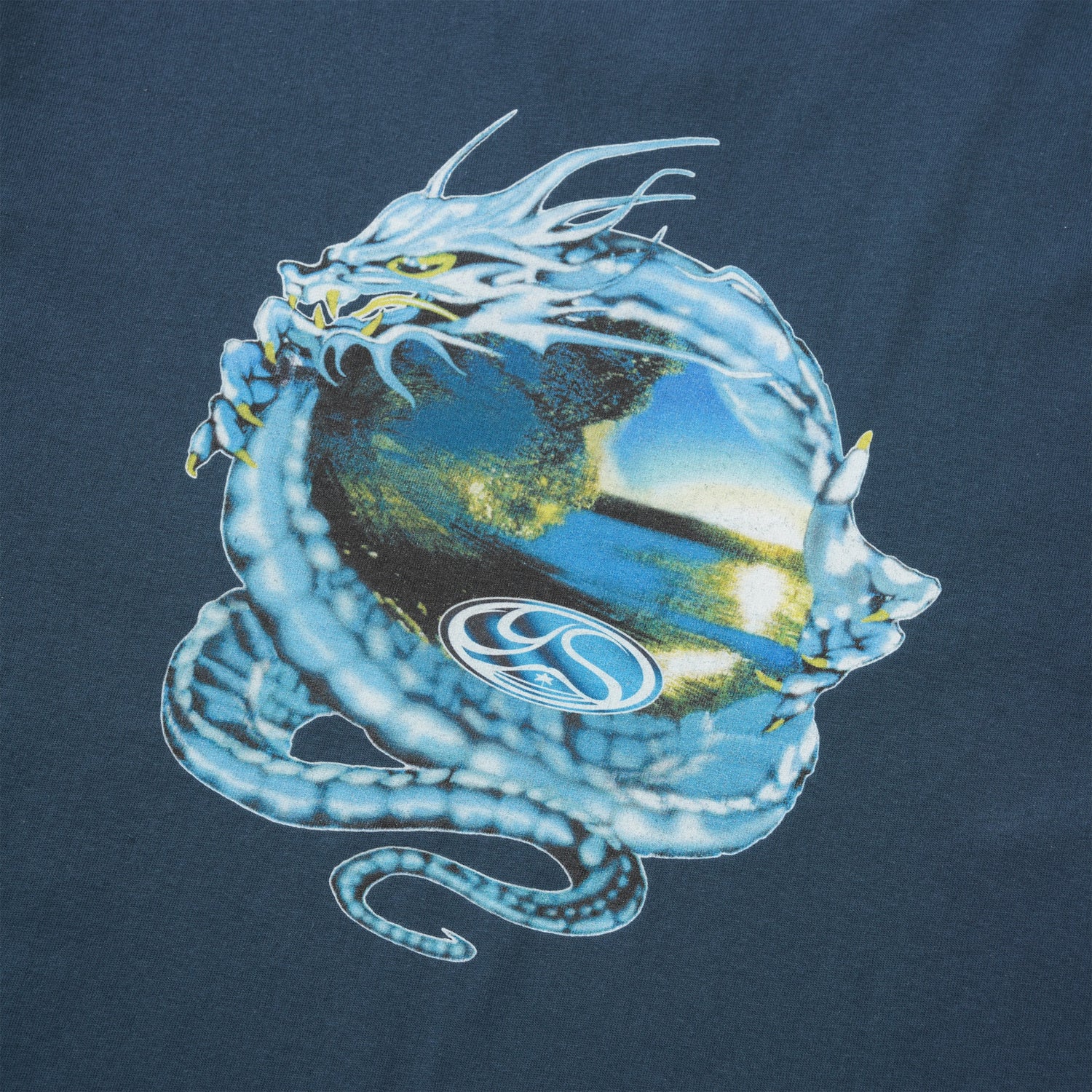 Wave Serpent Tee, Navy