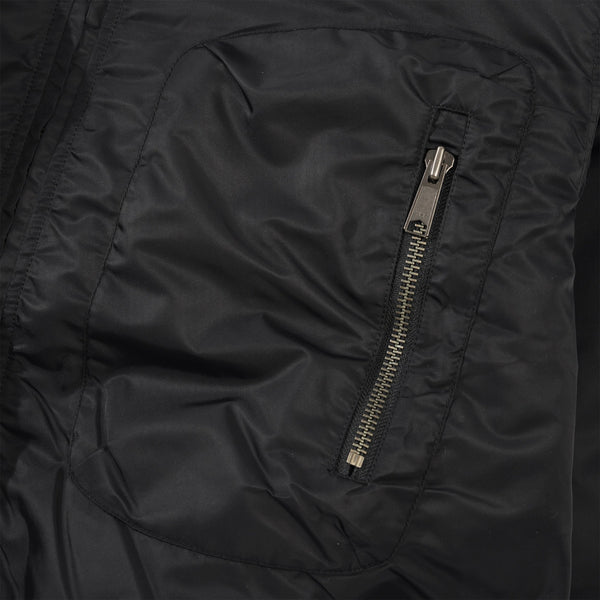 Brain Dead Embroidered 3D Flight Jacket, Black
