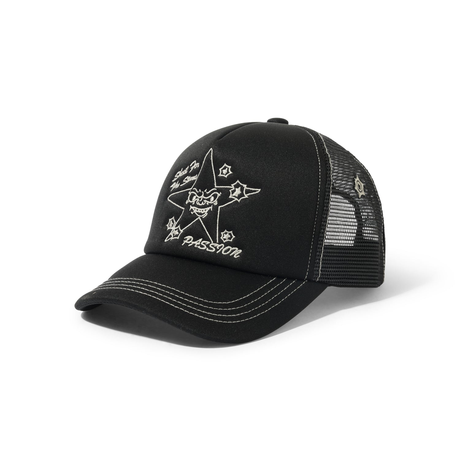 Target Practice Trucker Cap, Black