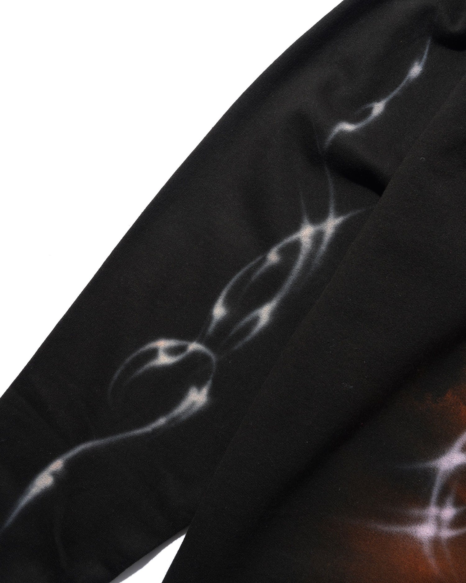 1 Of 1 Bleached / Airbrushed Pullover Hood, Black
