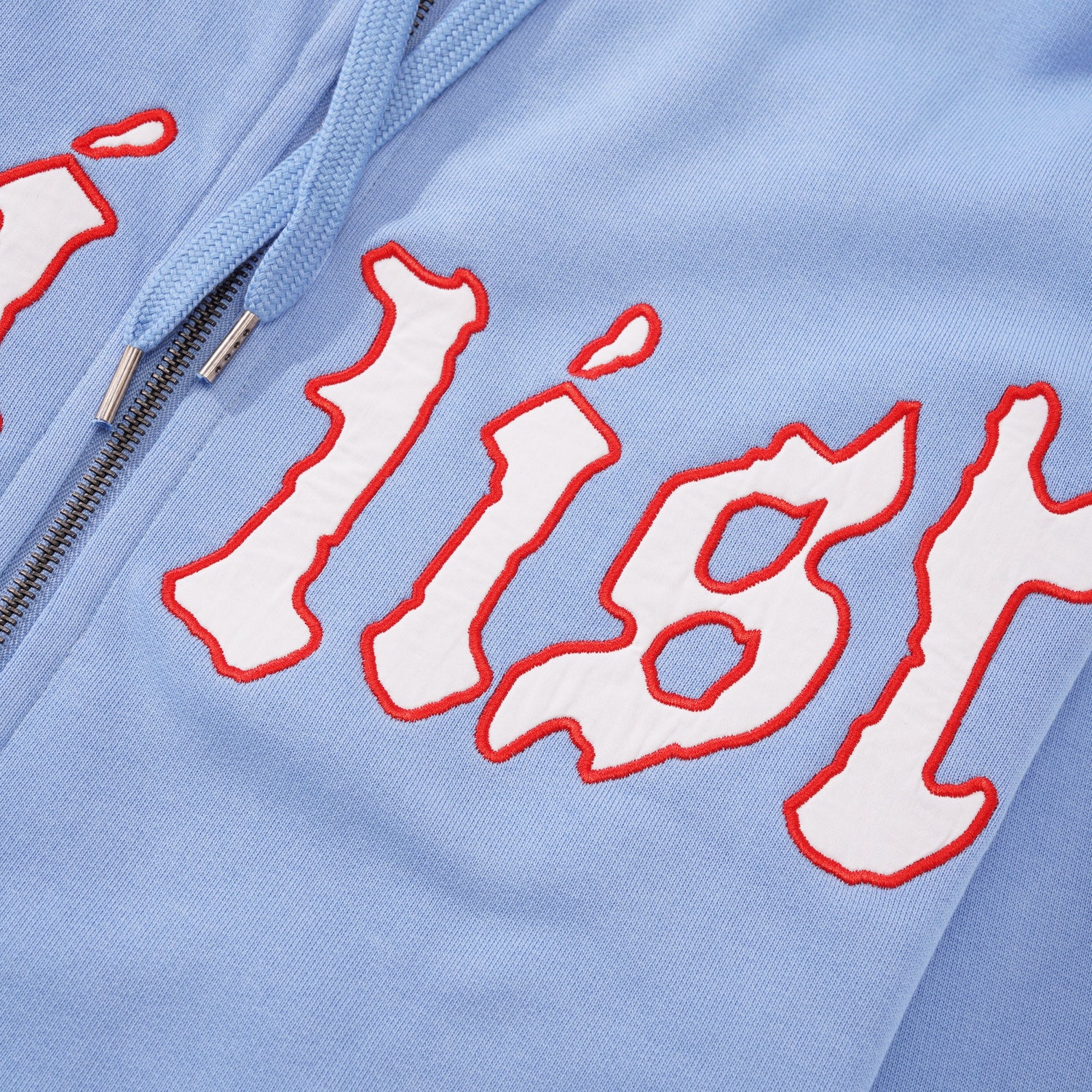 Exotqiue Zip Hood, Medium Blue