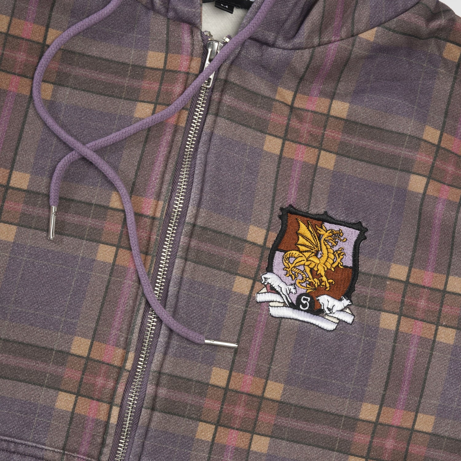 Shepherd Zip-Thru Pullover, Purple