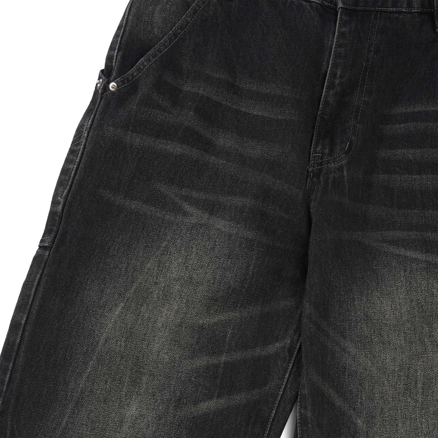 Utility Denim Jean V3, Black Washed