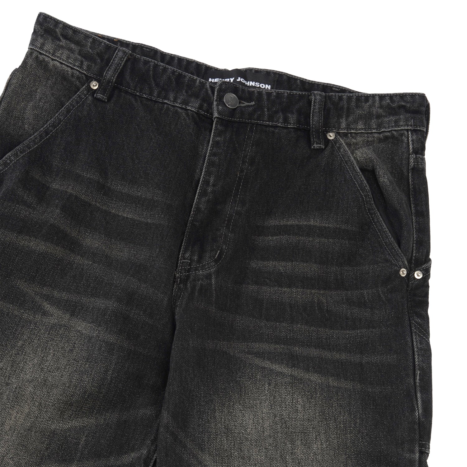 Utility Denim Jean V3, Black Washed