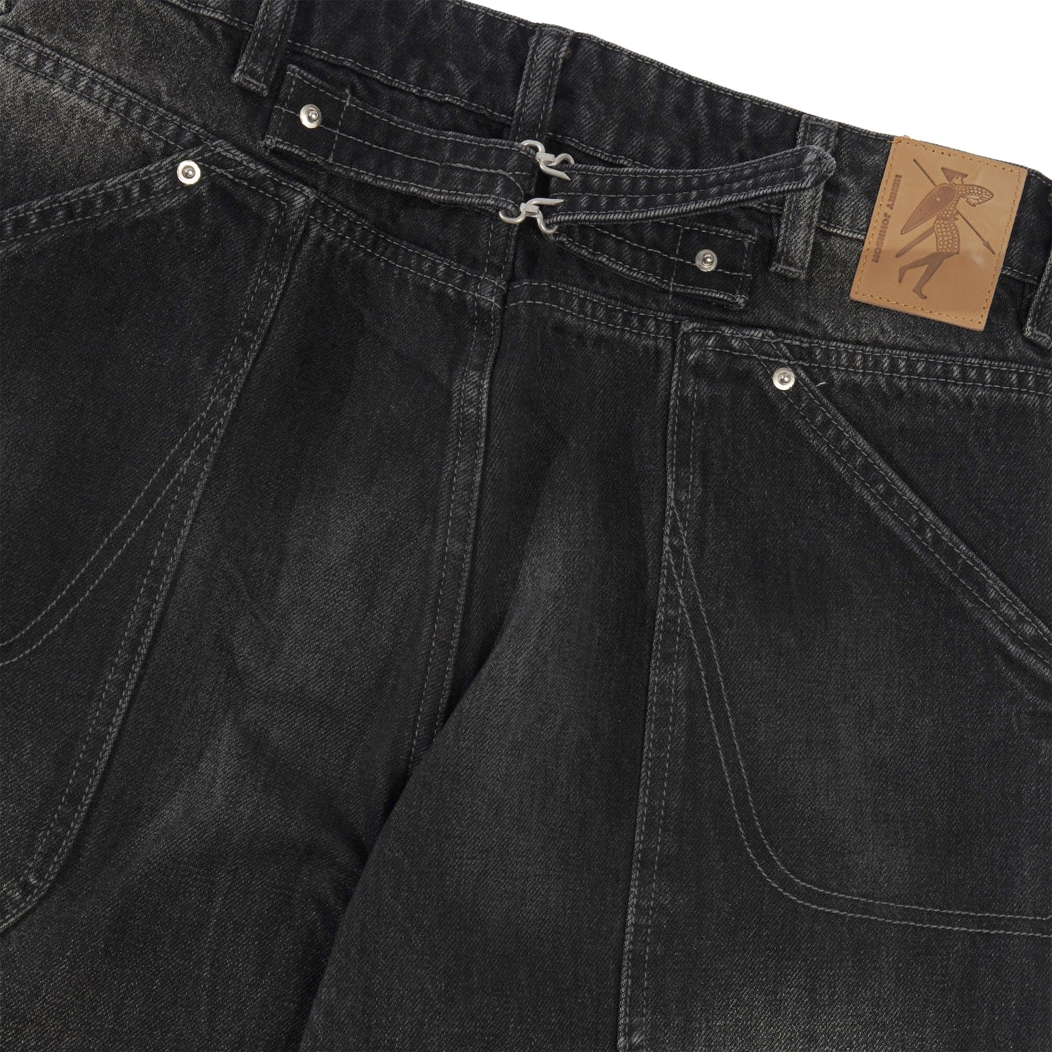 Utility Denim Jean V3, Black Washed