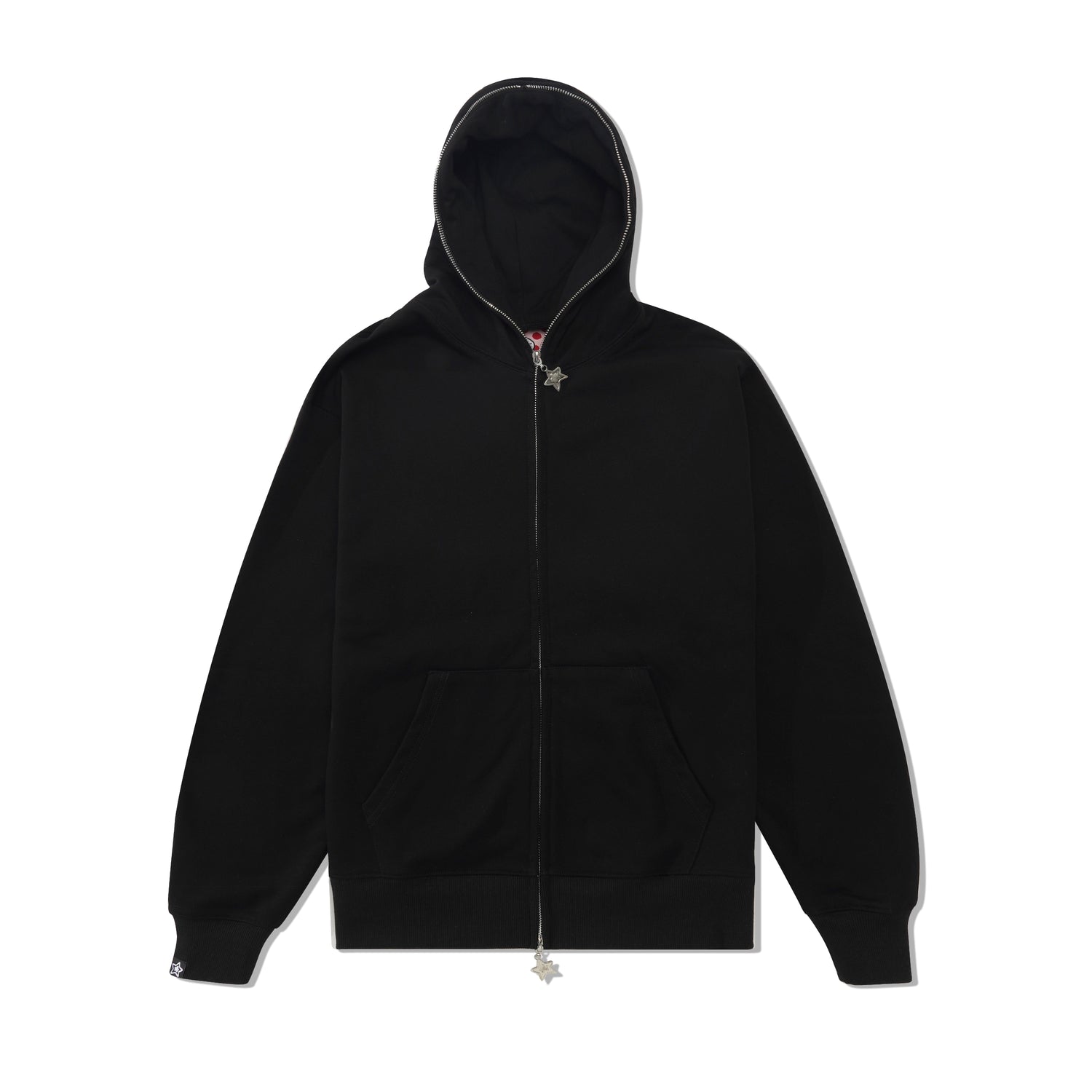 Star Full Zip Hood, Black