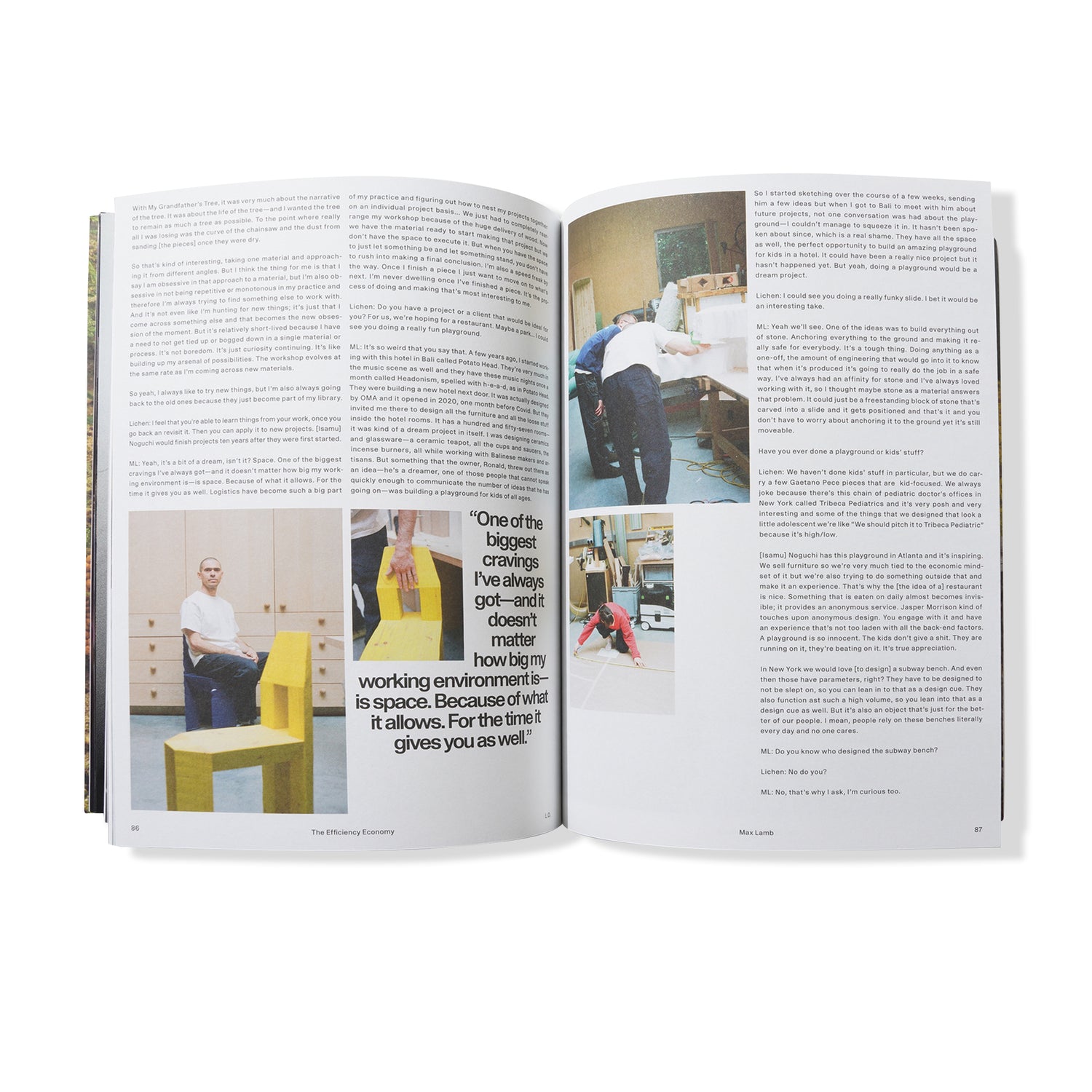 Local Optimist Issue 03, Max Lamb