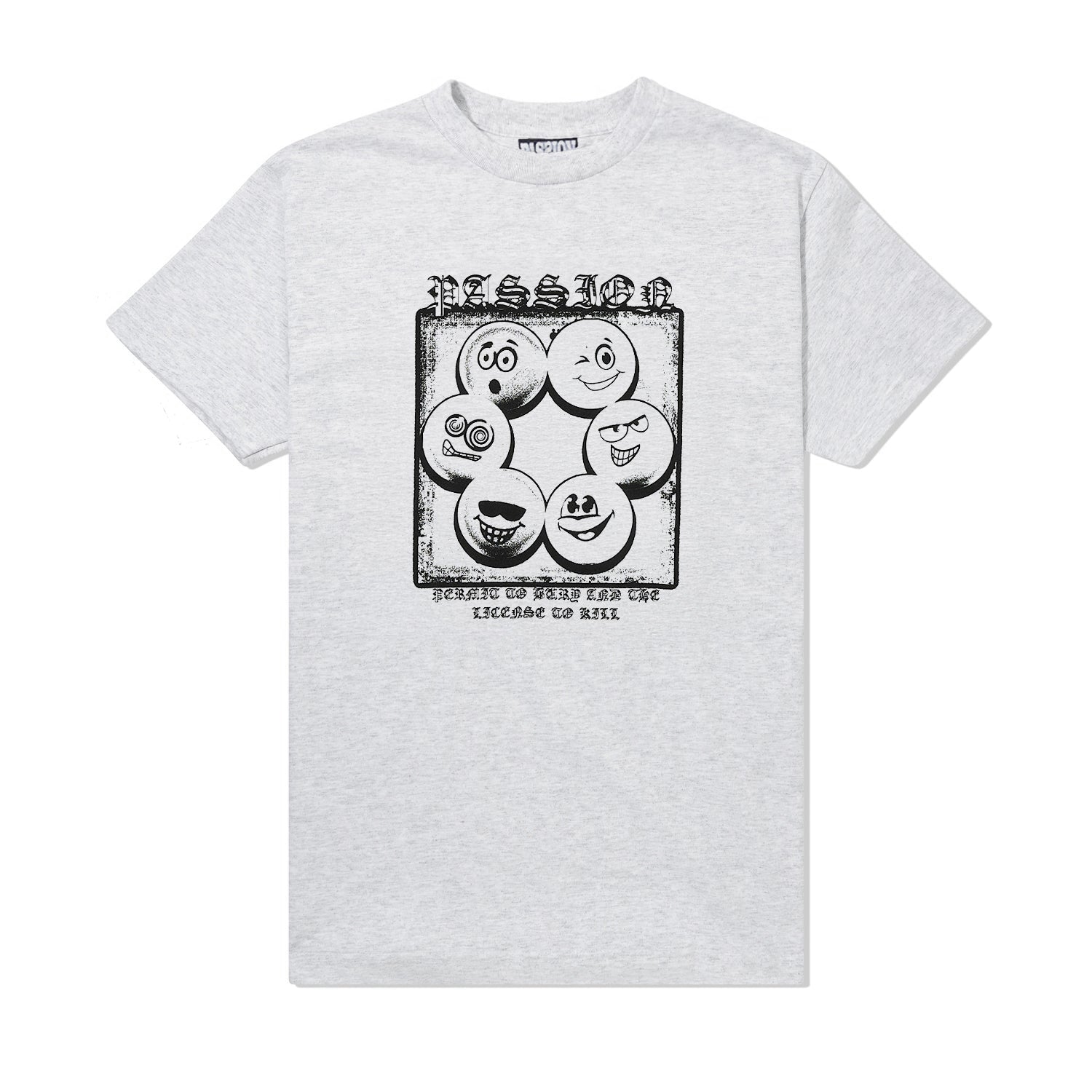 Permit To Bury Tee, Grey