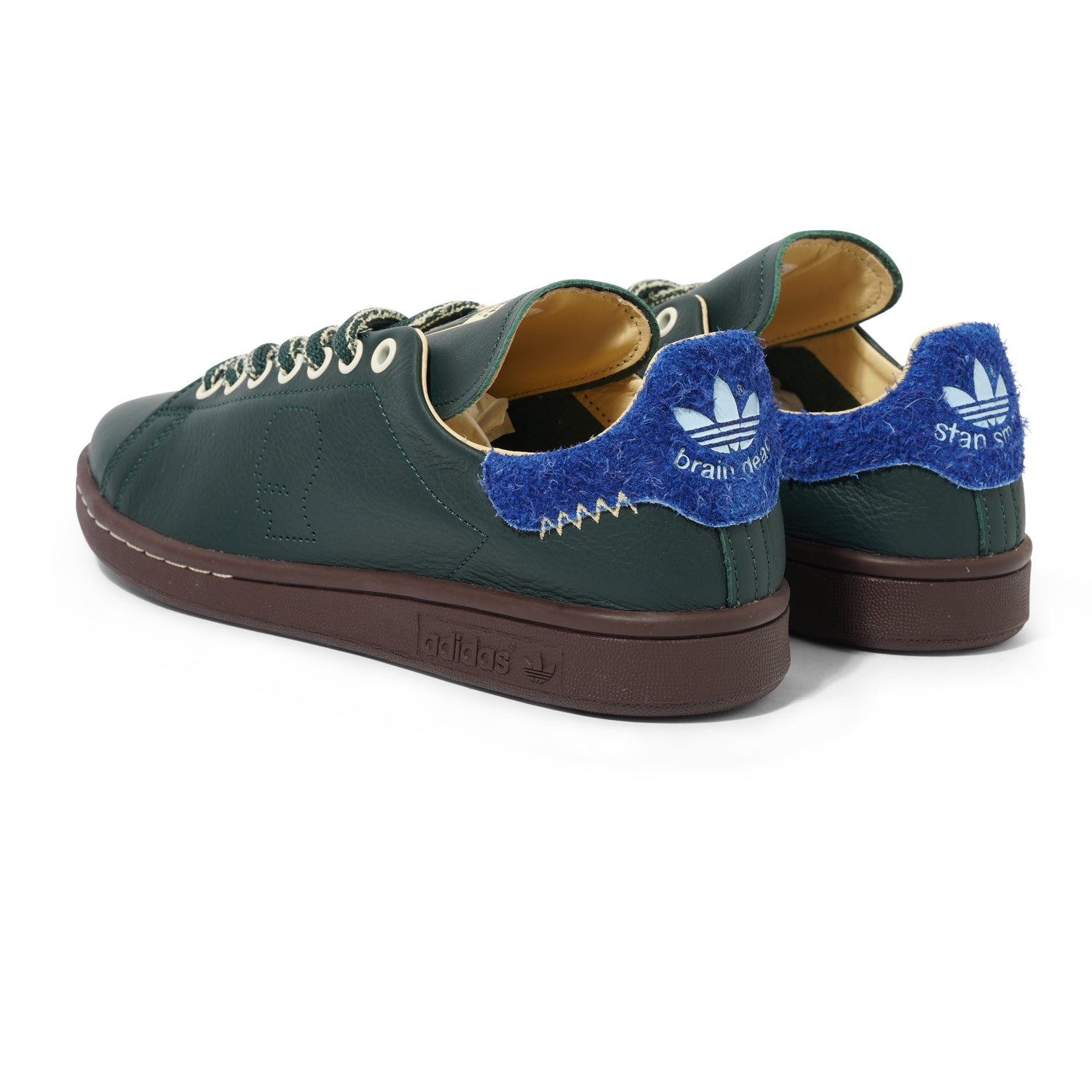 Brain Dead Stan Smith, Shadow Green / Bahia Light Blue / Sand Strata