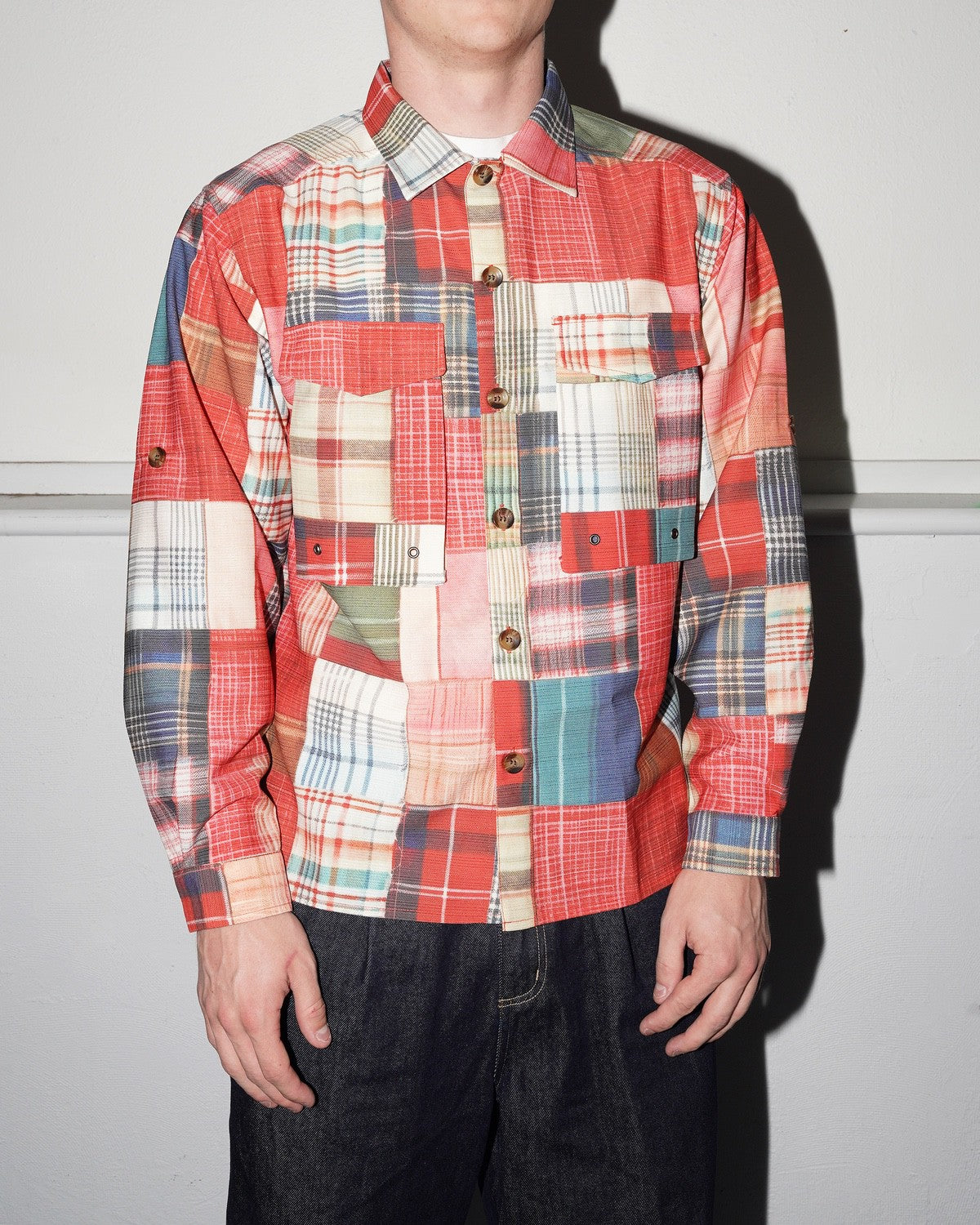 Madras Patch Explorer Shirt, Multi