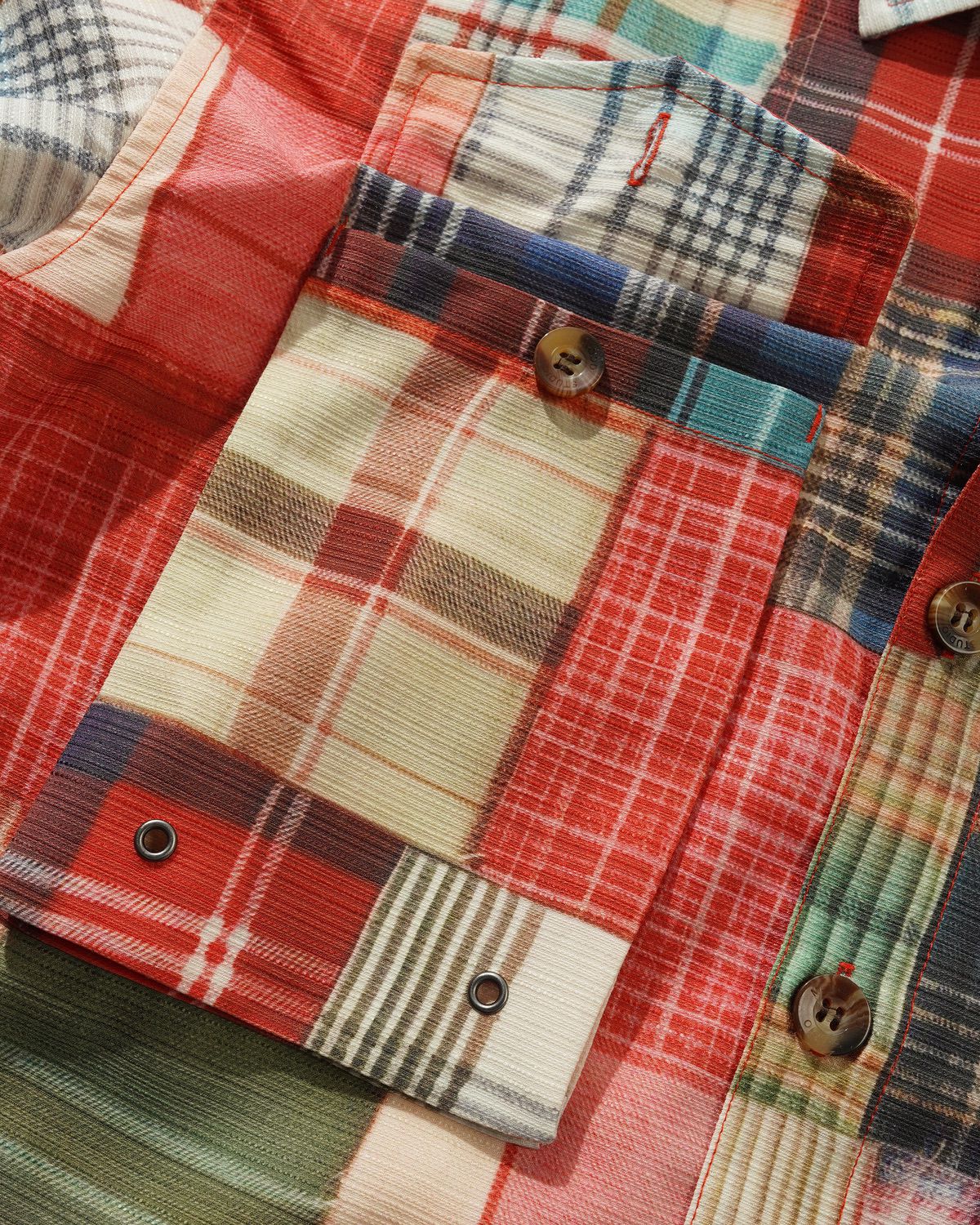 Madras Patch Explorer Shirt, Multi