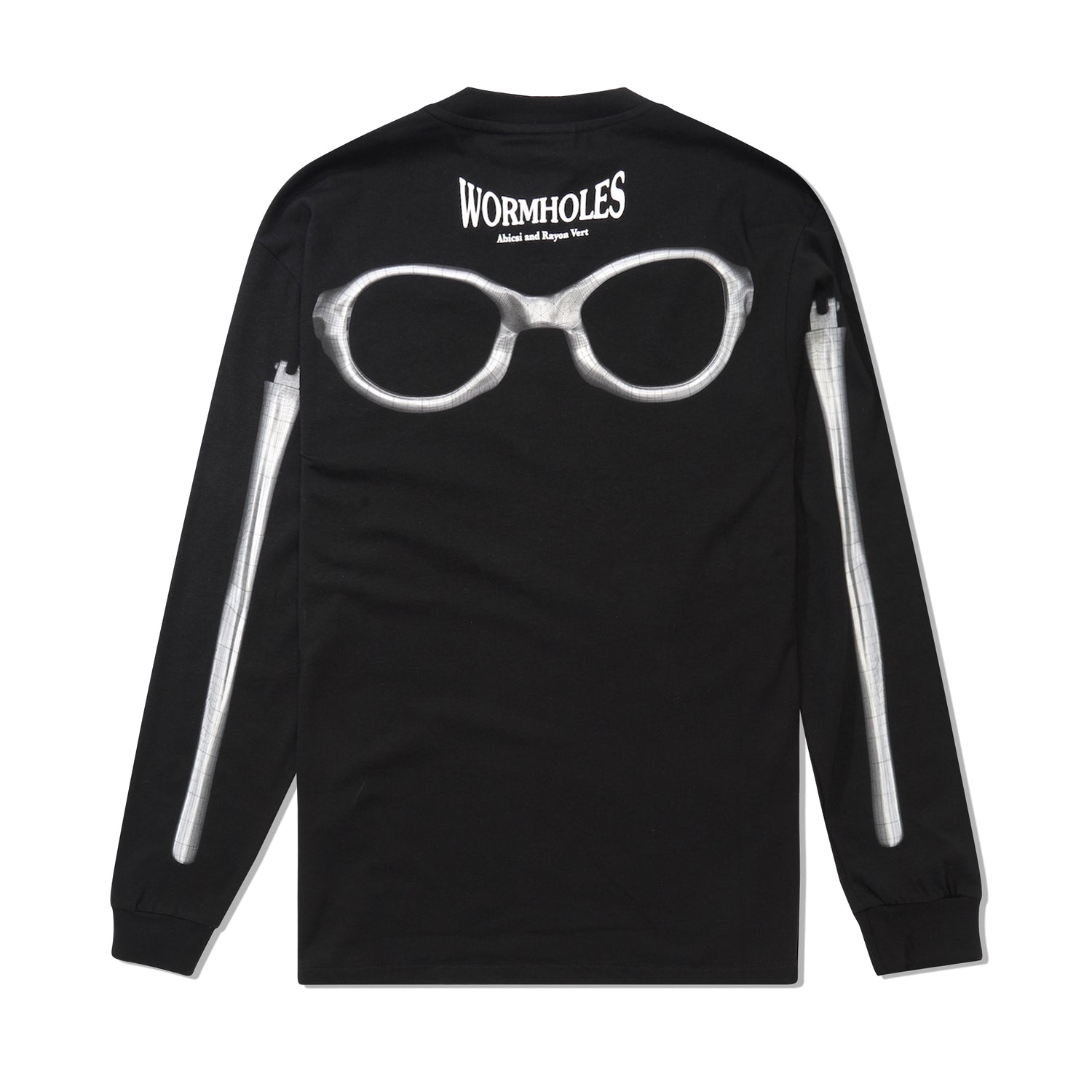 Wormholes L/S Tee, Golgotha Black