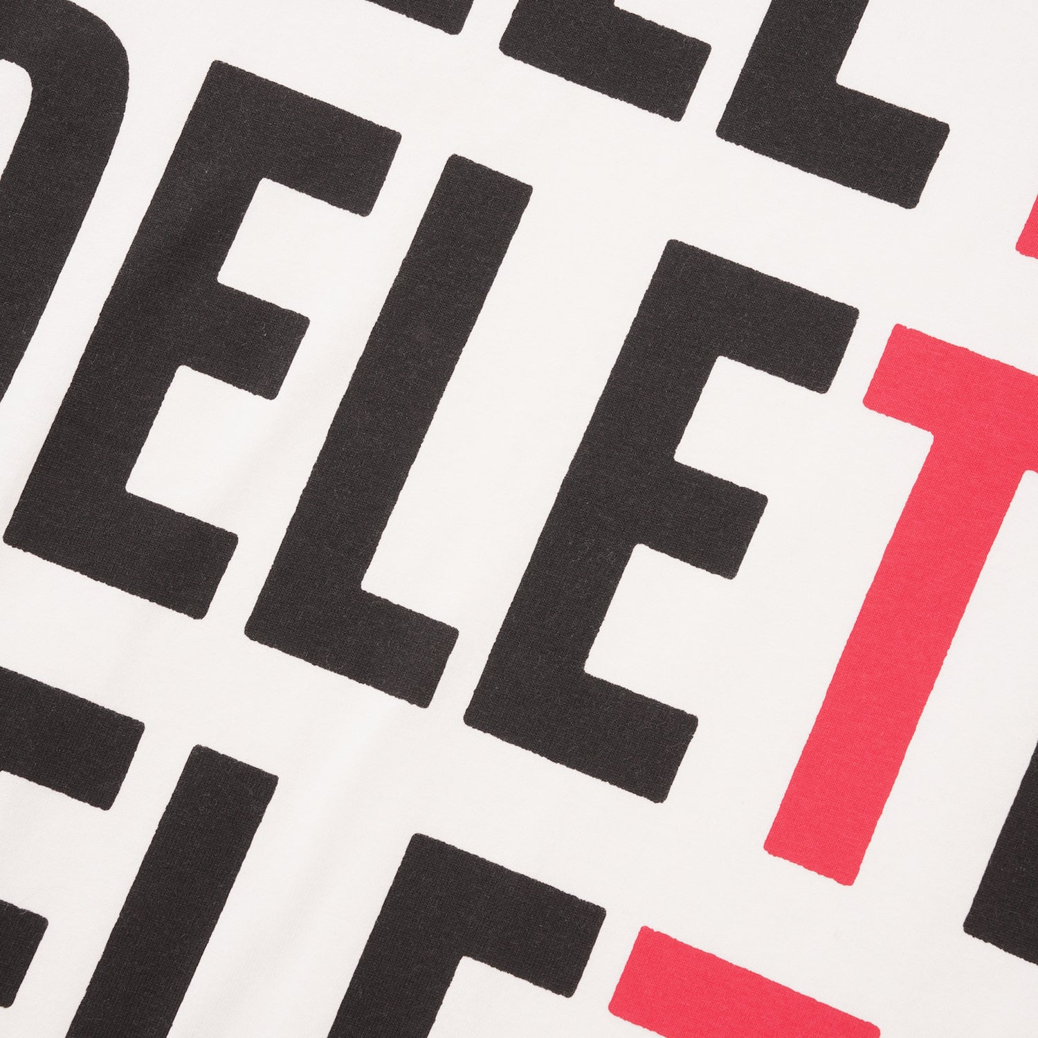 Delete! Tee, White