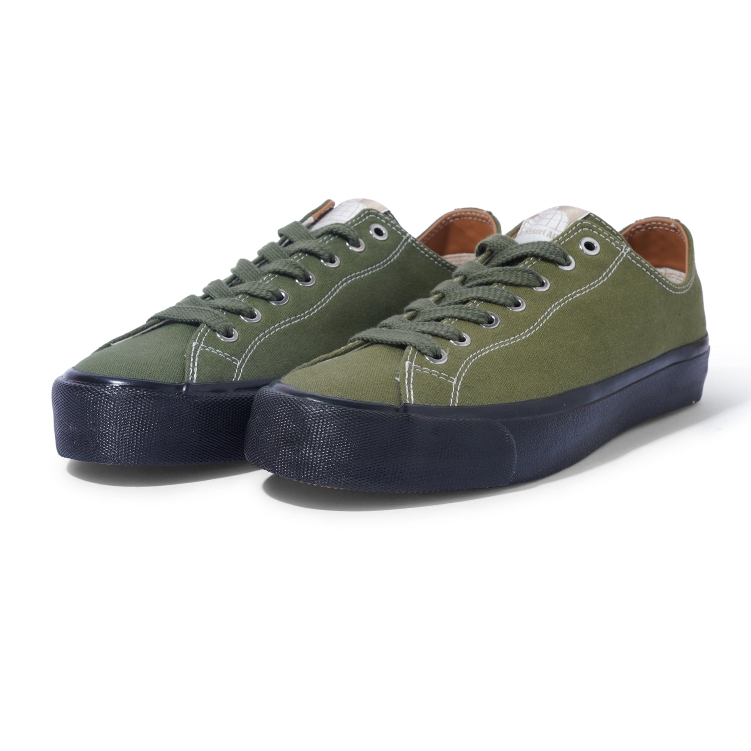 VM003 Canvas Lo, Leaf Green / Black