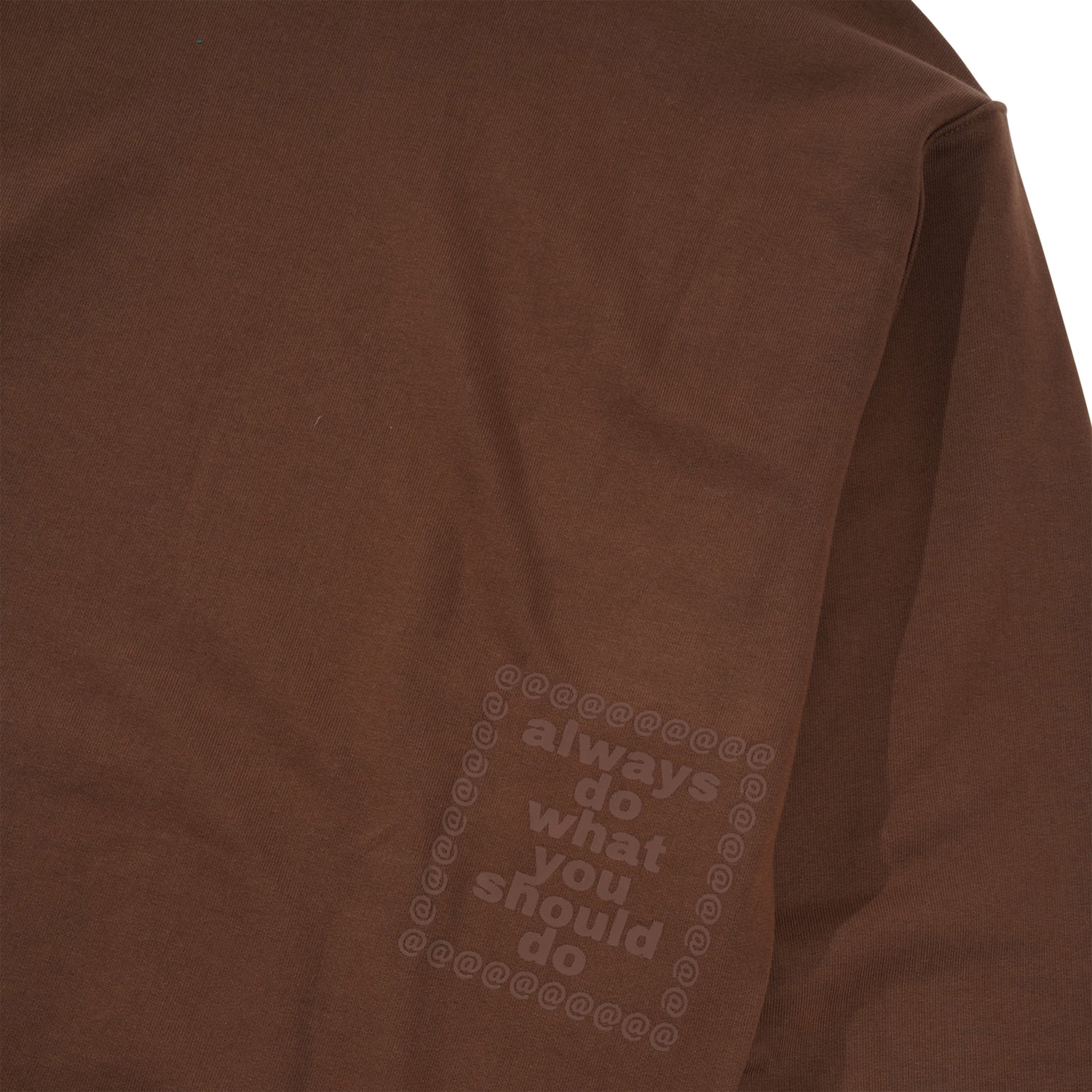Scribble @Sun Pullover Hood, Brown