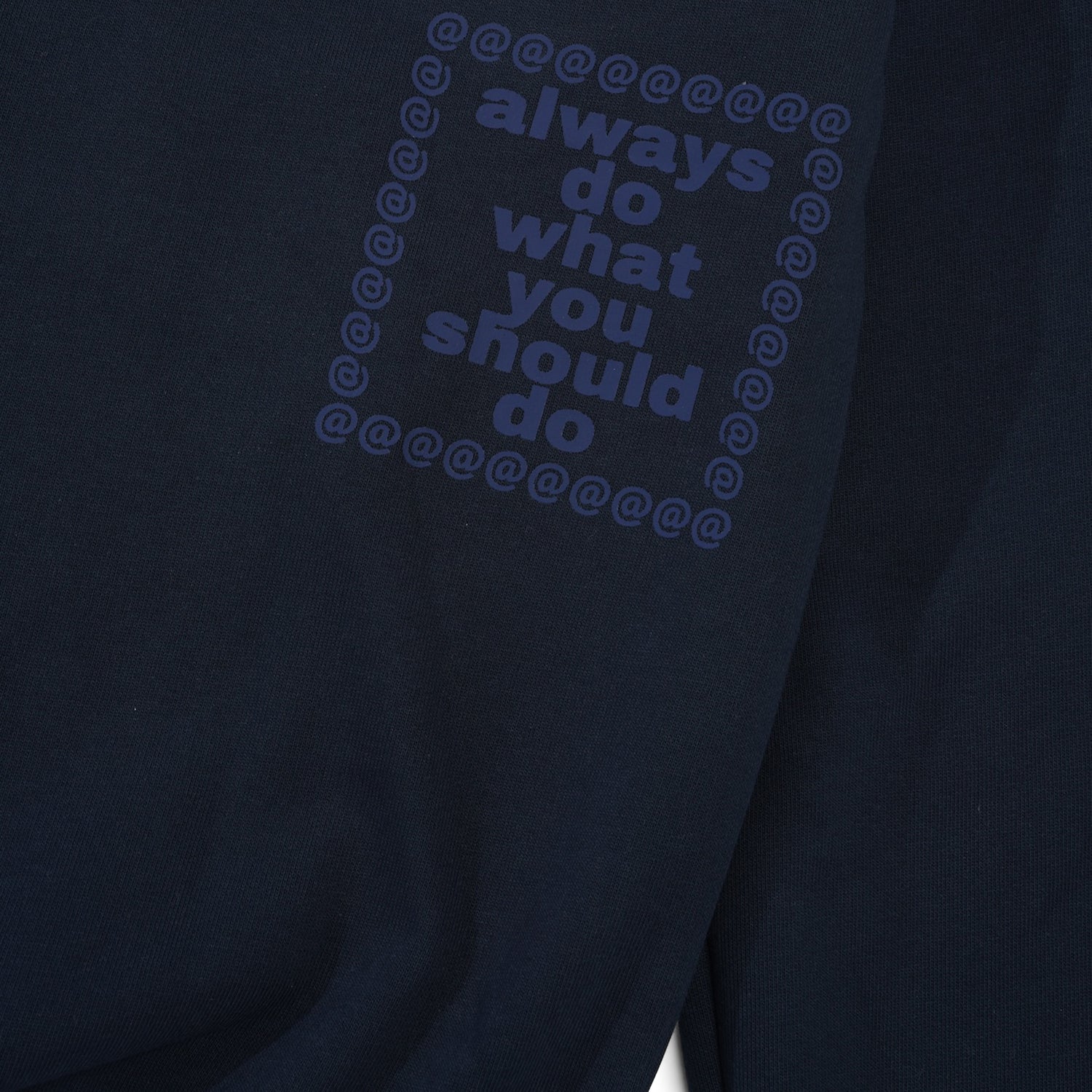Scribble @Sun Pullover Hood, Navy