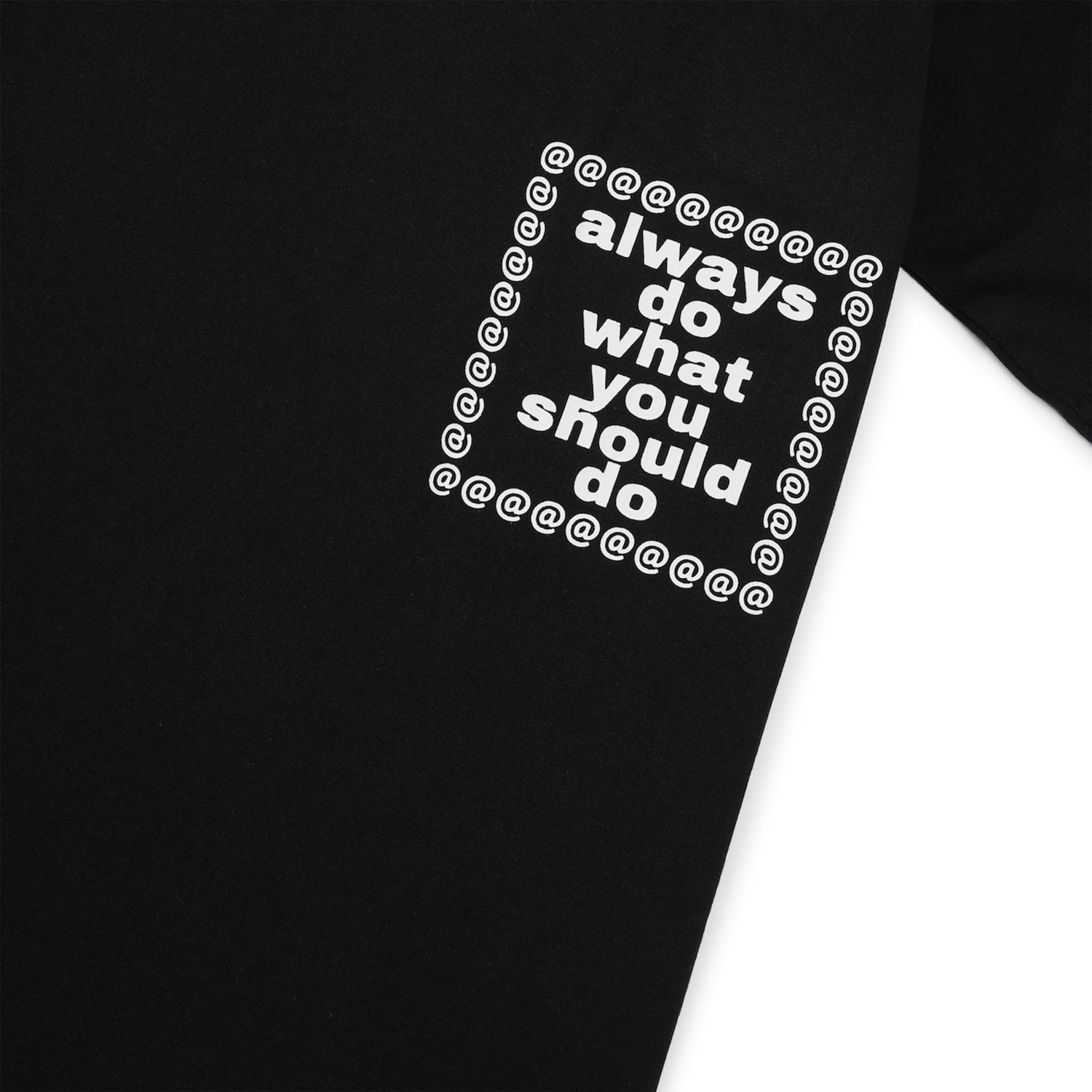 Sketchy @Sun Tee, Black