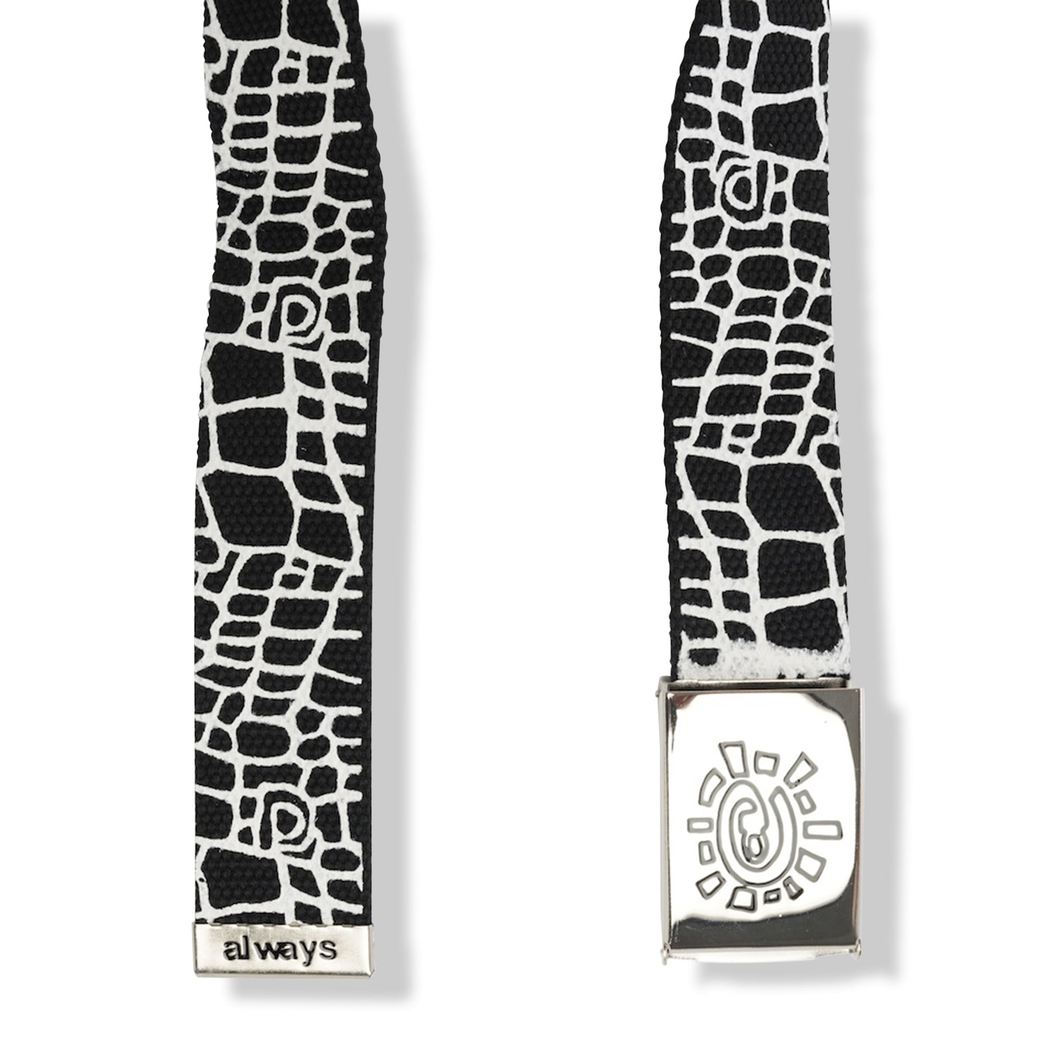 Croc Belt, Black