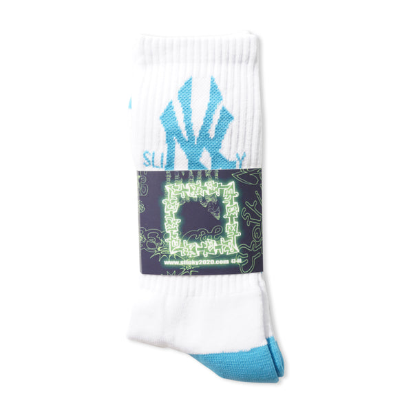 Slinky Eyes Socks, White