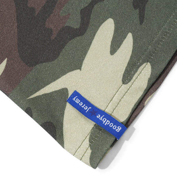 Bye Jeremy Camo Tee, Green