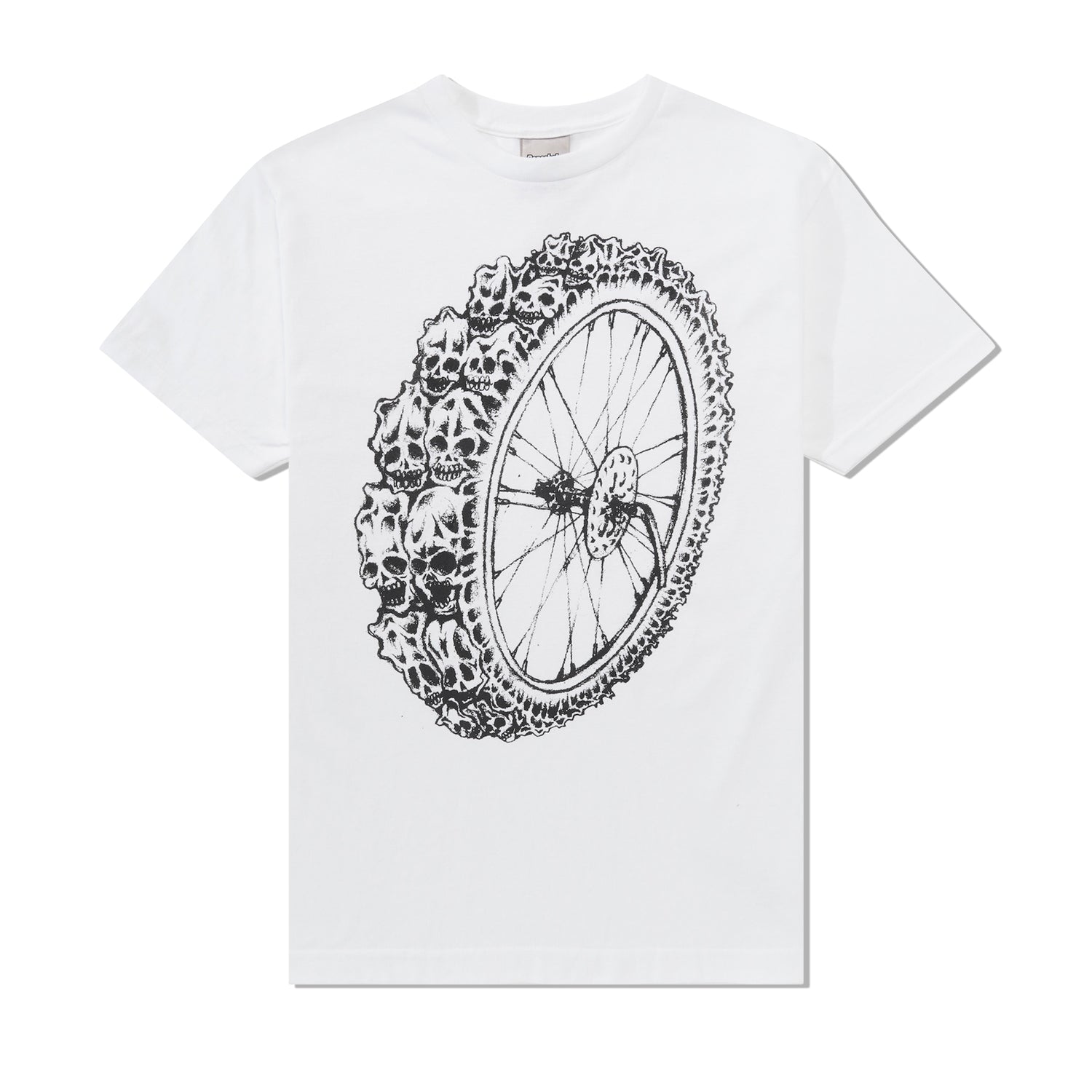 Deathwheel Tee, White