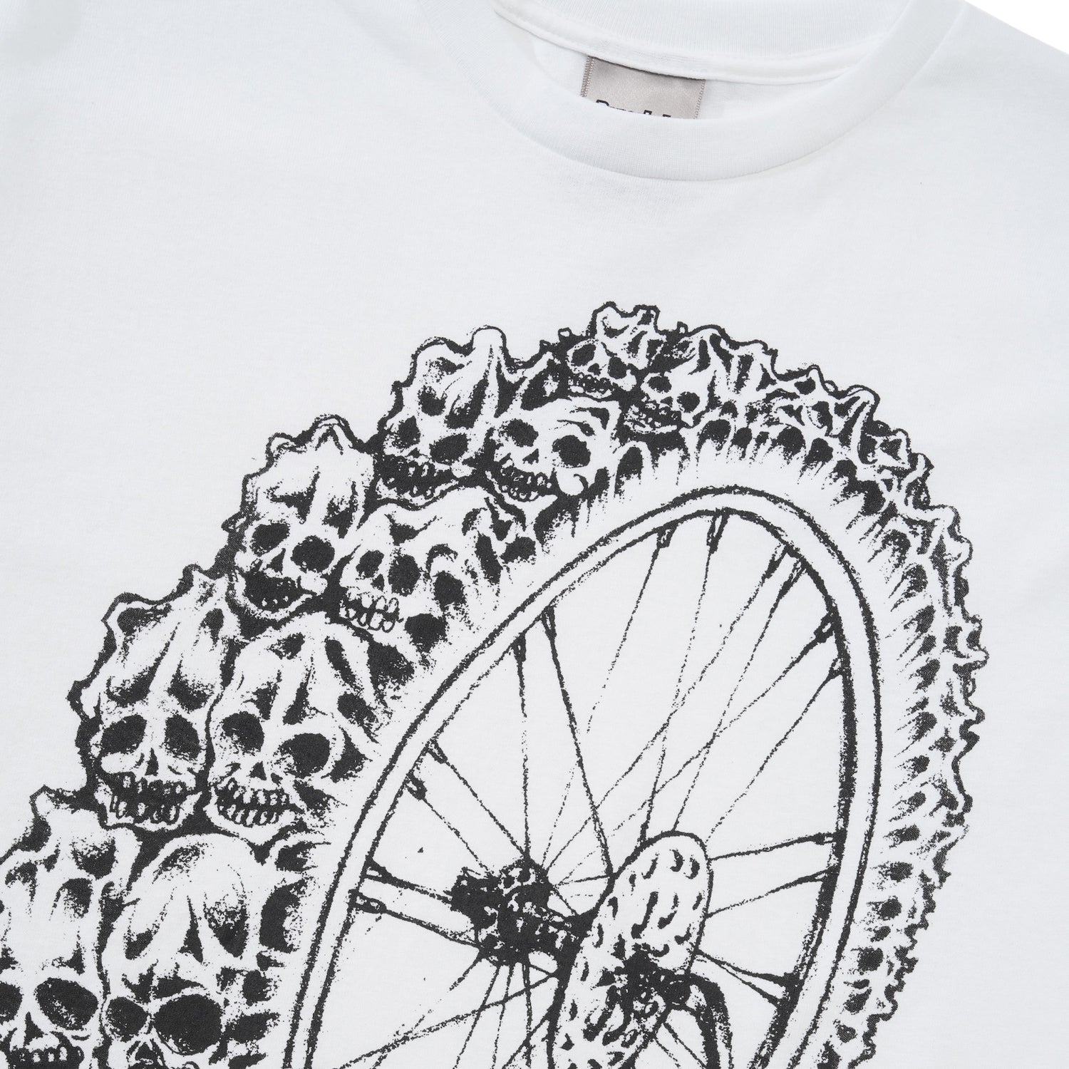Deathwheel Tee, White