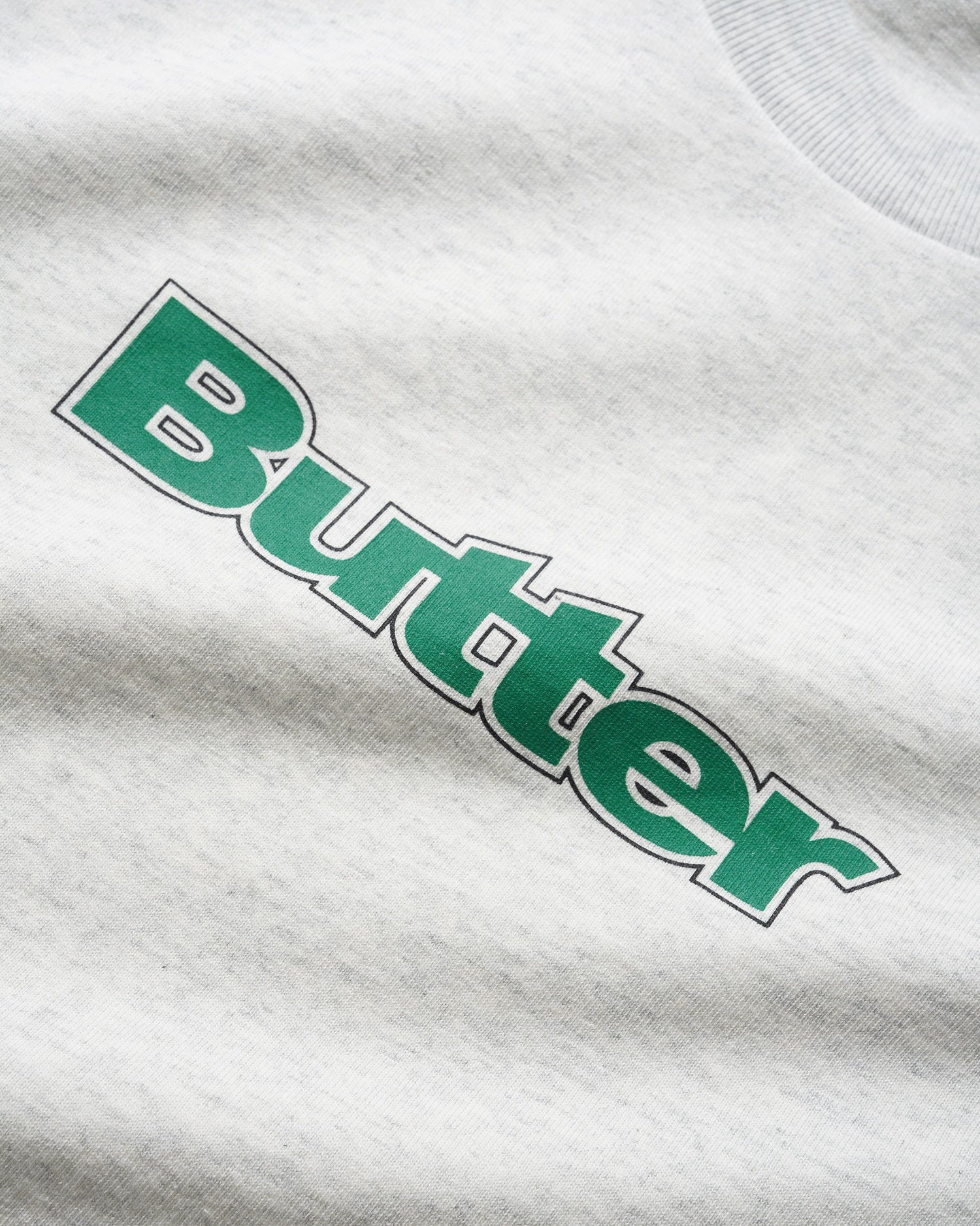Outline Logo Tee, Ash