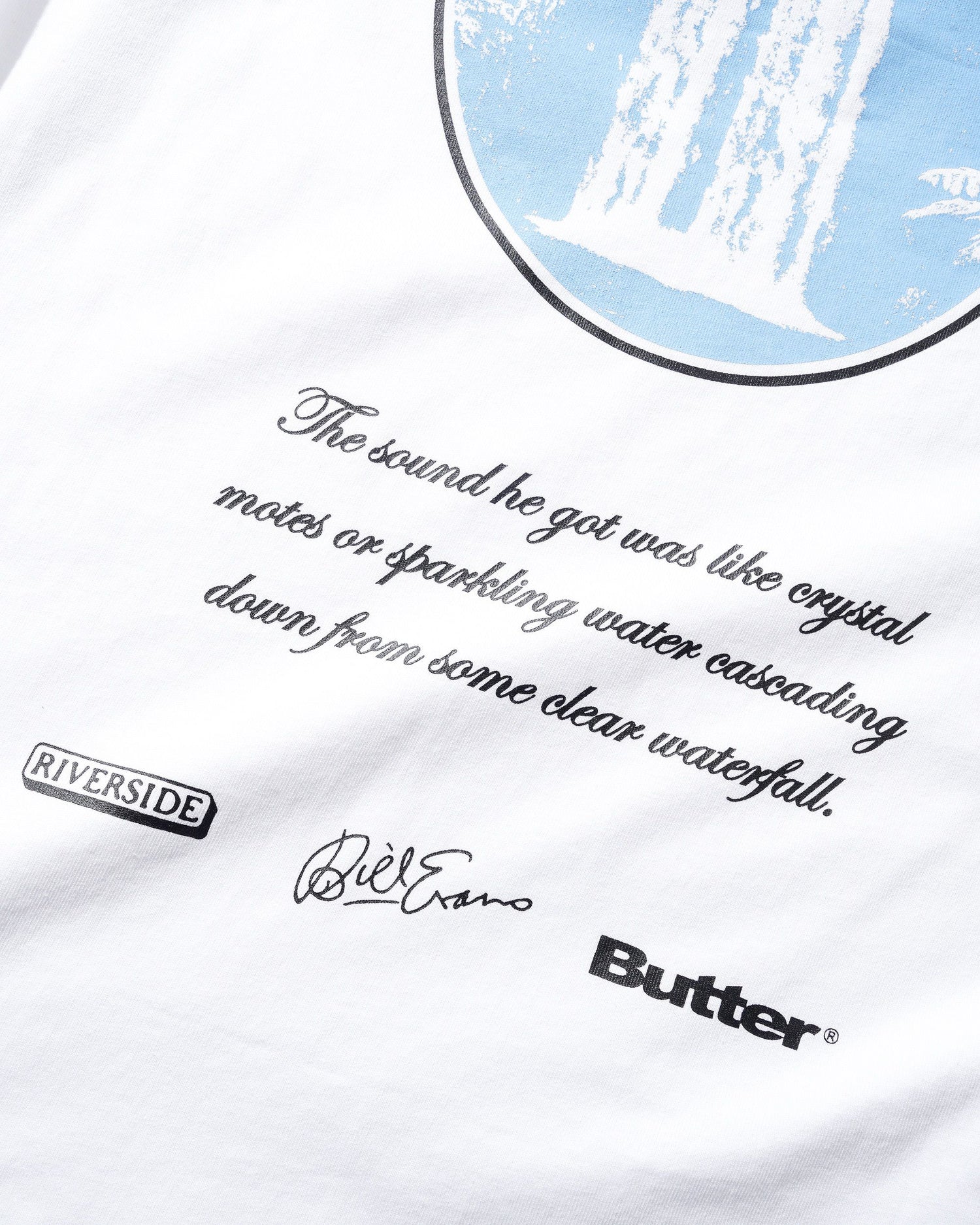 Crystal Notes Tee, White