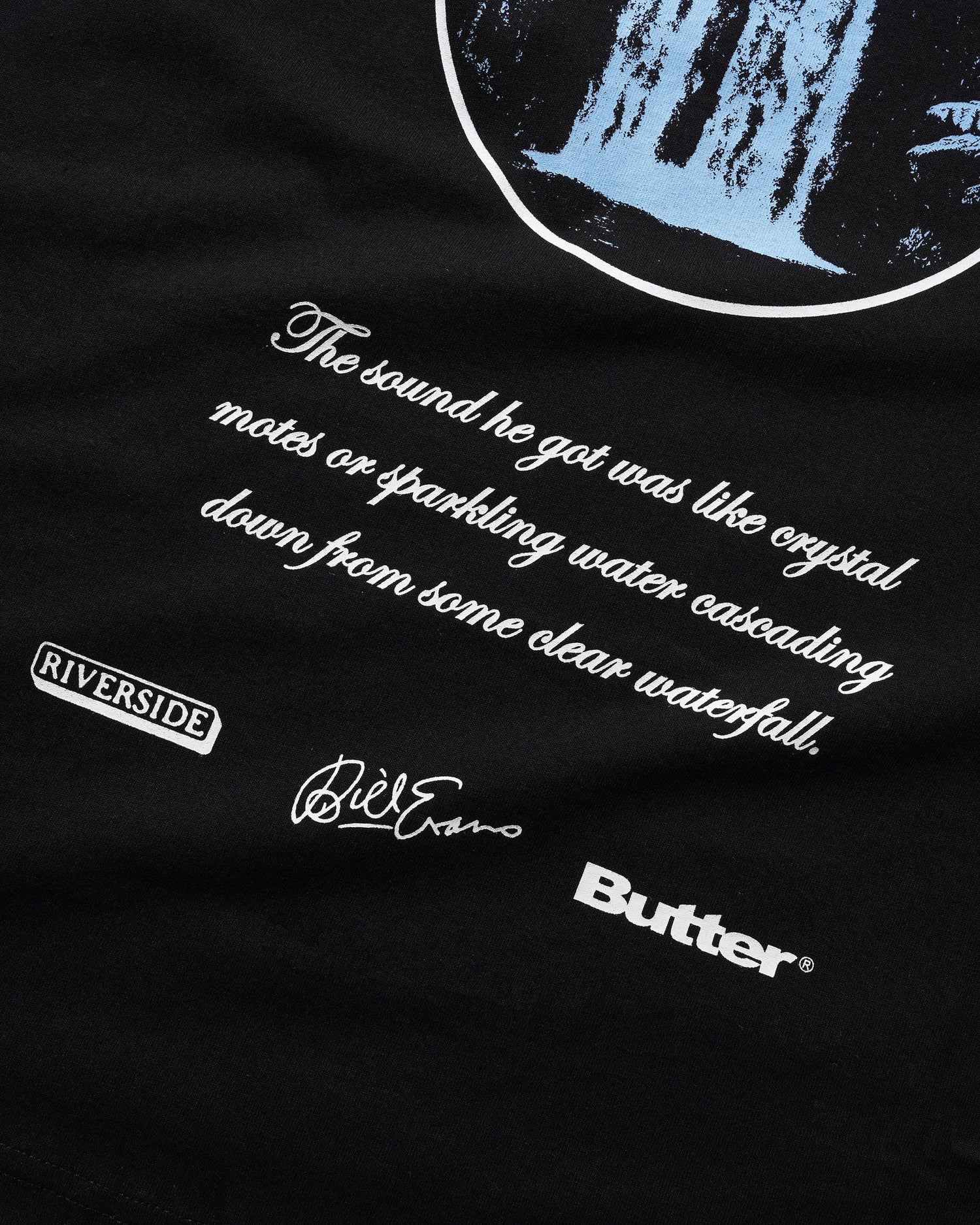 Crystal Notes Tee, Black
