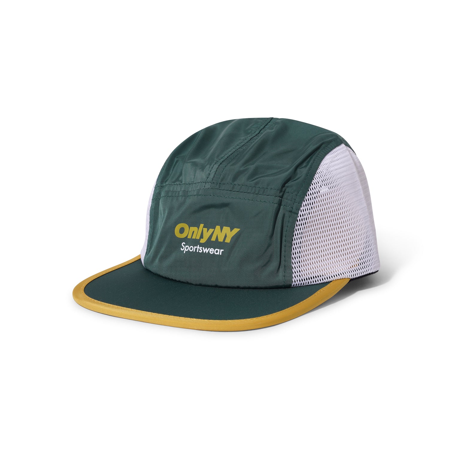 Sportswear Mesh 5-Panel Hat, Green / Burnt Orange
